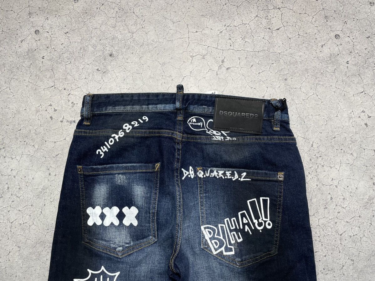 Dsquared2 × Italian Designers × Luxury Dsquared2 Graffiti Skater 