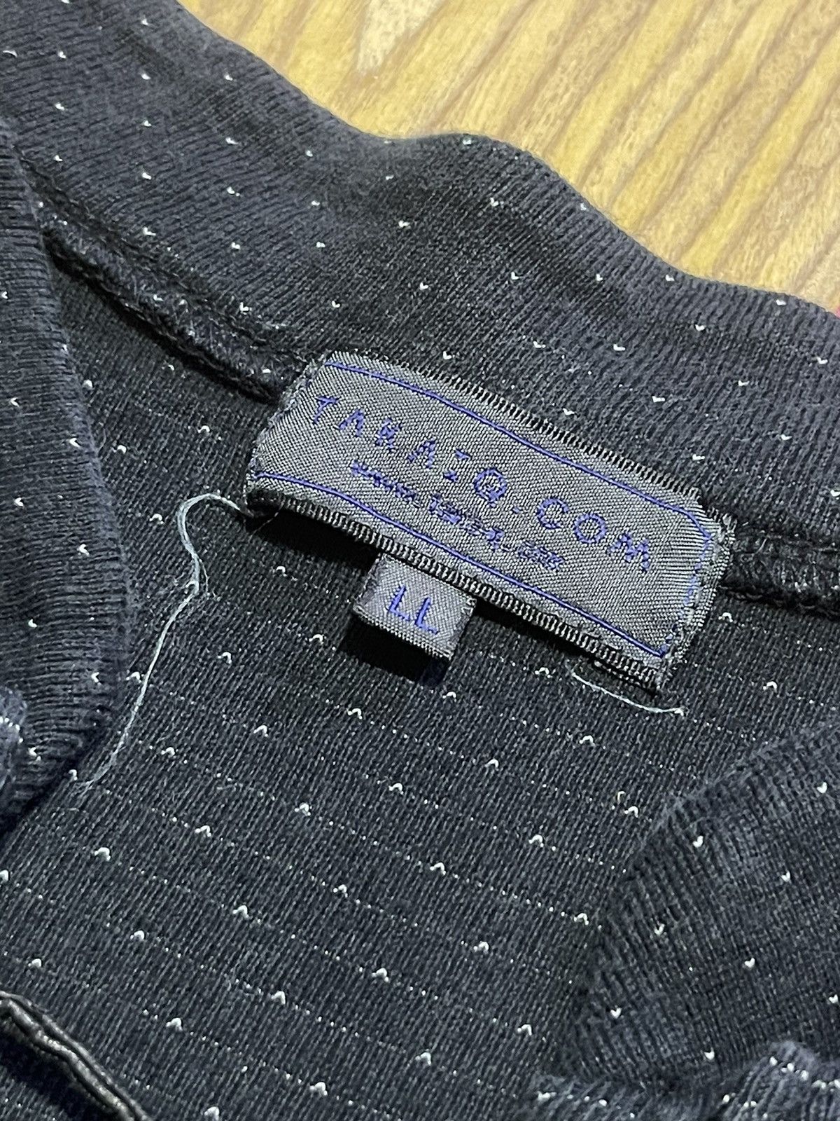 If Six Was Nine TAKAIQ Y2K long sleeve t-shirt with rope neck motif Size US L / EU 52-54 / 3 - 5 Thumbnail
