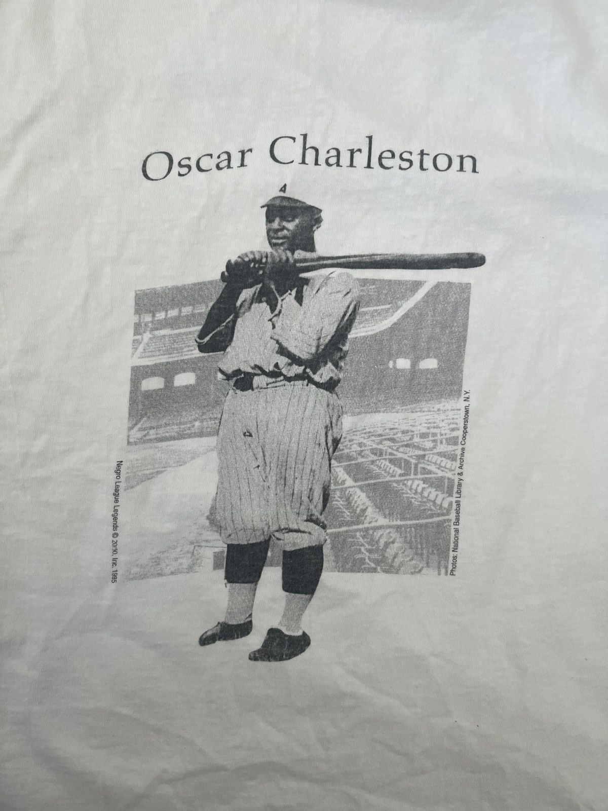 Authentic Negro Leagues × Vintage Negro League Baseball 1995 Oneita T-Shirt Single Stitch Size US L / EU 52-54 / 3 - 3 Thumbnail