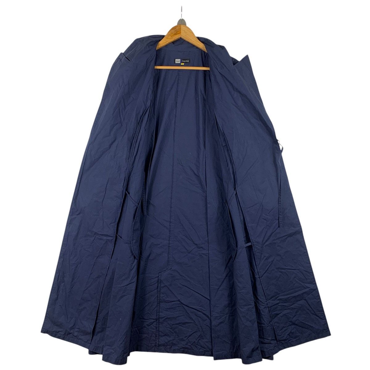 Karl Lagerfeld KARL LAGERFELD Gemany Designer Blue Overcoat Jacket Parka Size US M / EU 48-50 / 2 - 3 Thumbnail