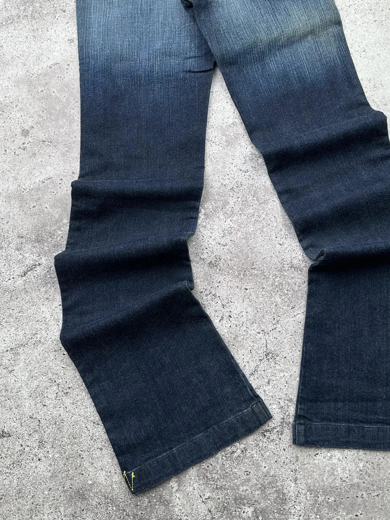 Japanese Brand Vintage Flare Jeans C563(V606) Size 25" / US 0 / IT 36 - 7 Thumbnail