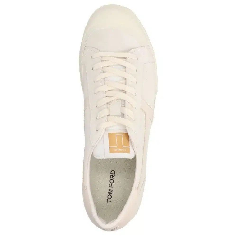 Tom Ford o1loc1c0425 J1379 Suede Jarvis Low-Top Sneaker in White Size US 12 / EU 45 - 2 Thumbnail
