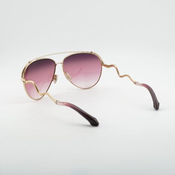 Roberto Cavalli SRC090M 300K Aviator Sunglasses - Gold/Pink Roberto Cavalli SRC090M 300K 65 Sunglasses | Bassol Optic  main image 2