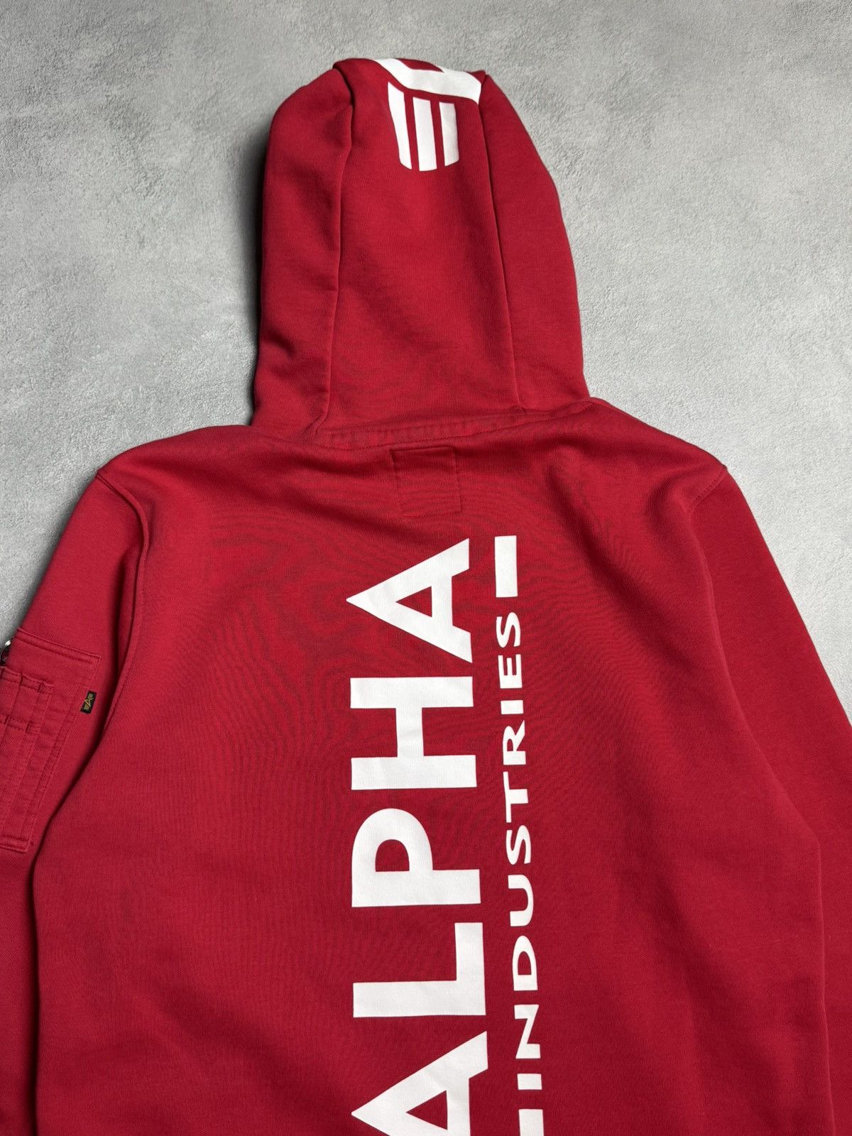 Alpha Industries Alpha Industries Big Logo Cotton Hoodie Red size L Size US L / EU 52-54 / 3 - 10 Thumbnail