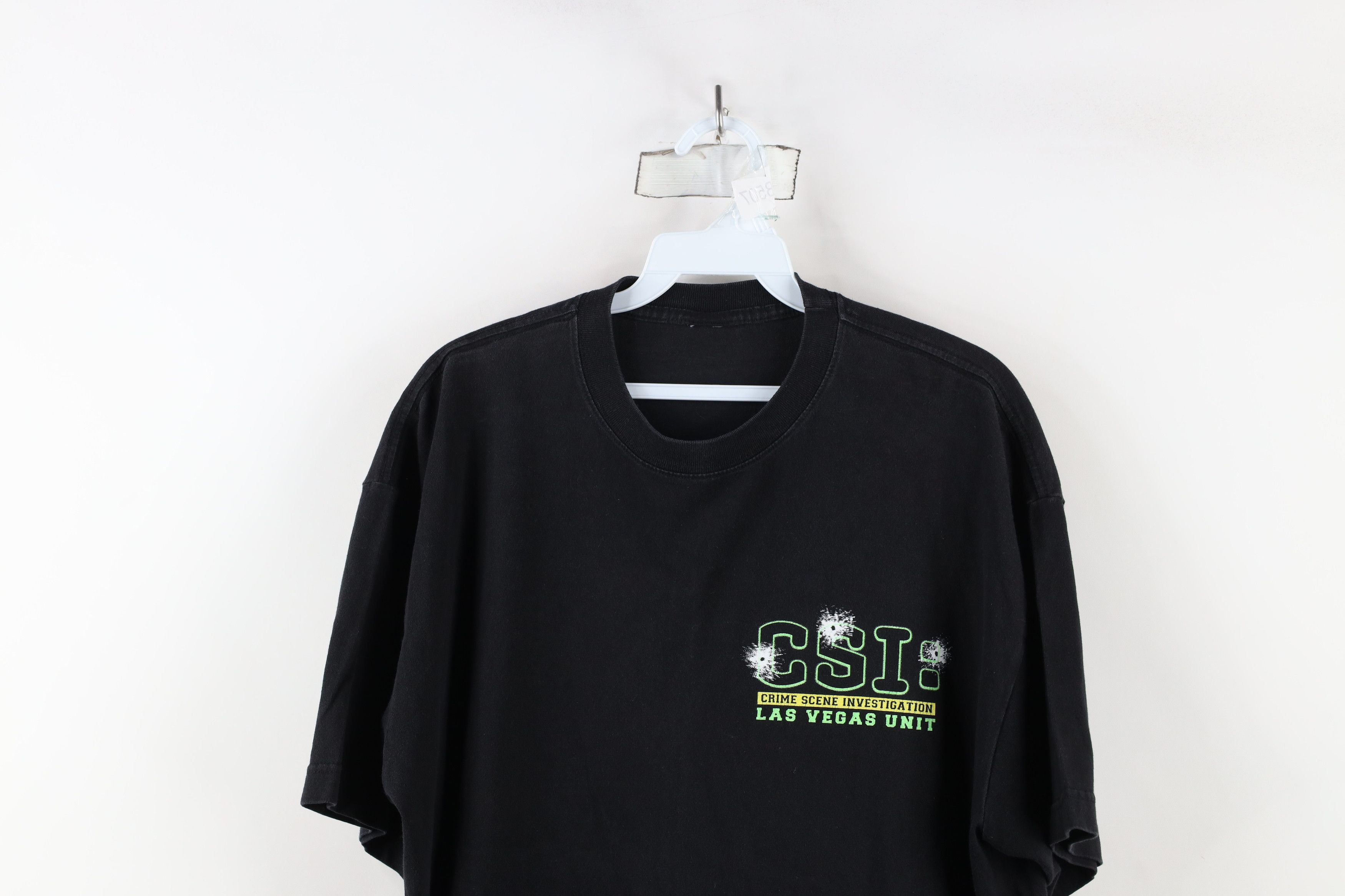 Vintage Vintage 90s Spell CSI Las Vegas Crime Scene T-Shirt Black Size US L / EU 52-54 / 3 - 2 Thumbnail