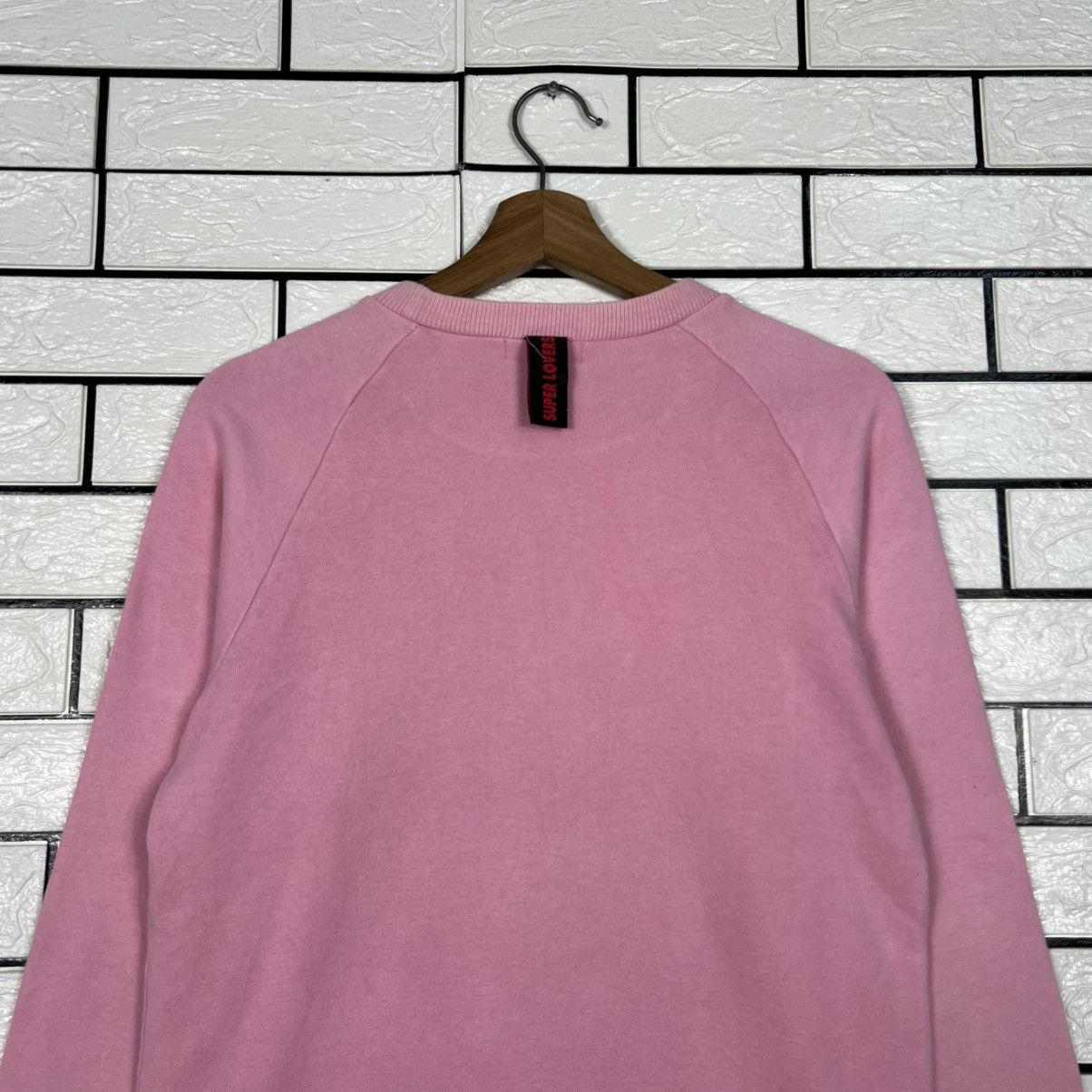 Super Lovers SUPER LOVERS Lovers Rock Big Logo Pink Sweatshirt #4000-C182 Size M / US 6-8 / IT 42-44 - 13 Thumbnail