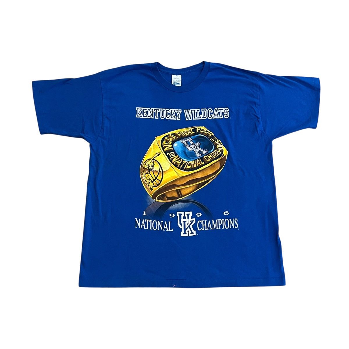 NCAA × Vintage VINTAGE 1995 University of Kentucky Wildcats T Shirt Ring Size US XL / EU 56 / 4 - 1 Thumbnail