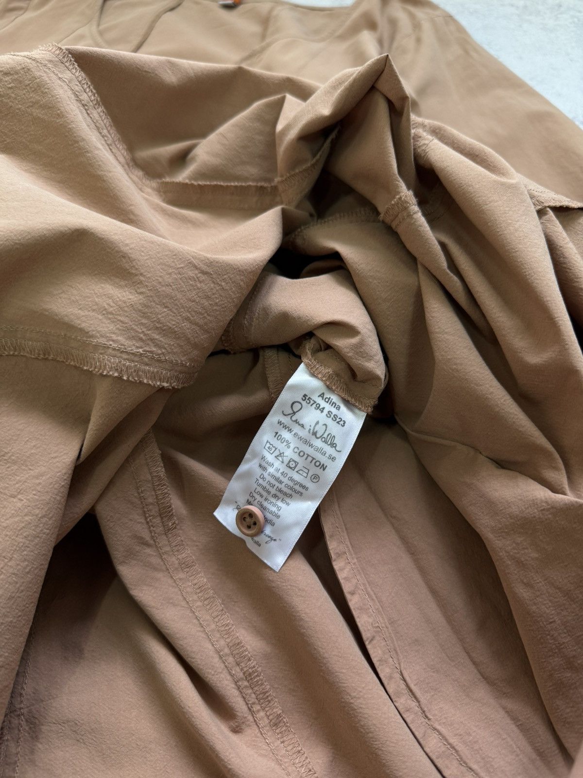 Vintage Ewa I Walla Pale Pink Long Sleeve Adina Midi Dress Size M Size M / US 6-8 / IT 42-44 - 14 Thumbnail