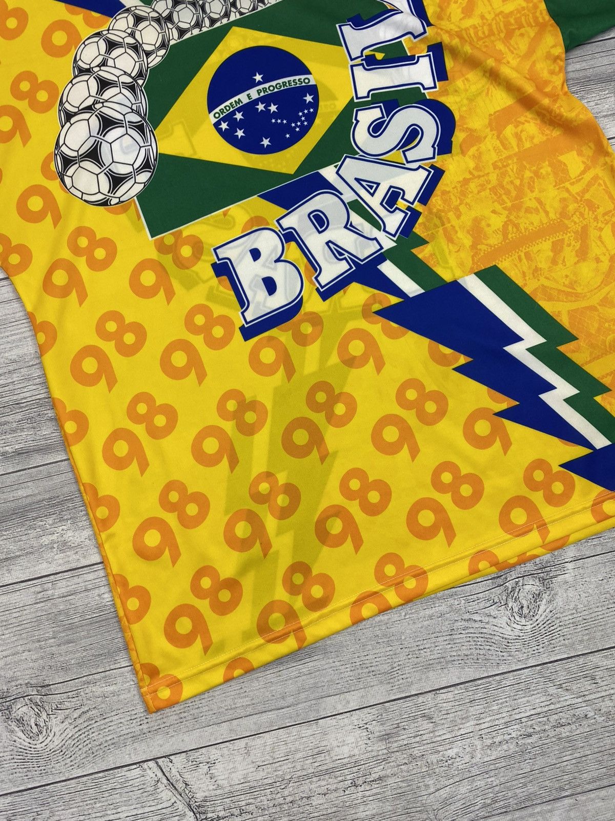 Vintage Vintage Faspen Brasil football soccer jersey Size US XL / EU 56 / 4 - 6 Thumbnail