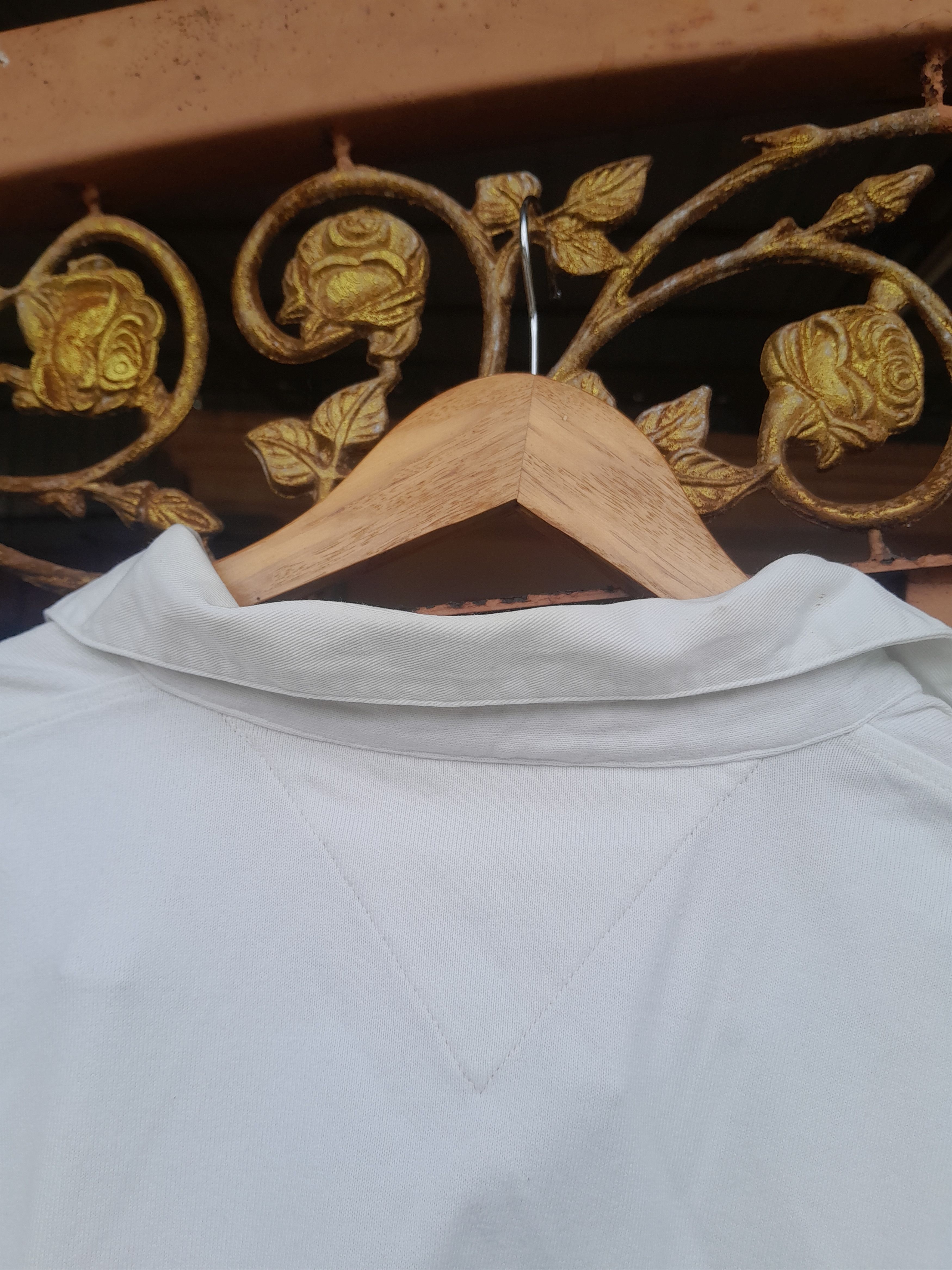Tommy Hilfiger ❤FINAL DROP🔴DIRTY WHITE TOMMY HILFIGER POLO COLLAR Size US L / EU 52-54 / 3 - 10 Thumbnail
