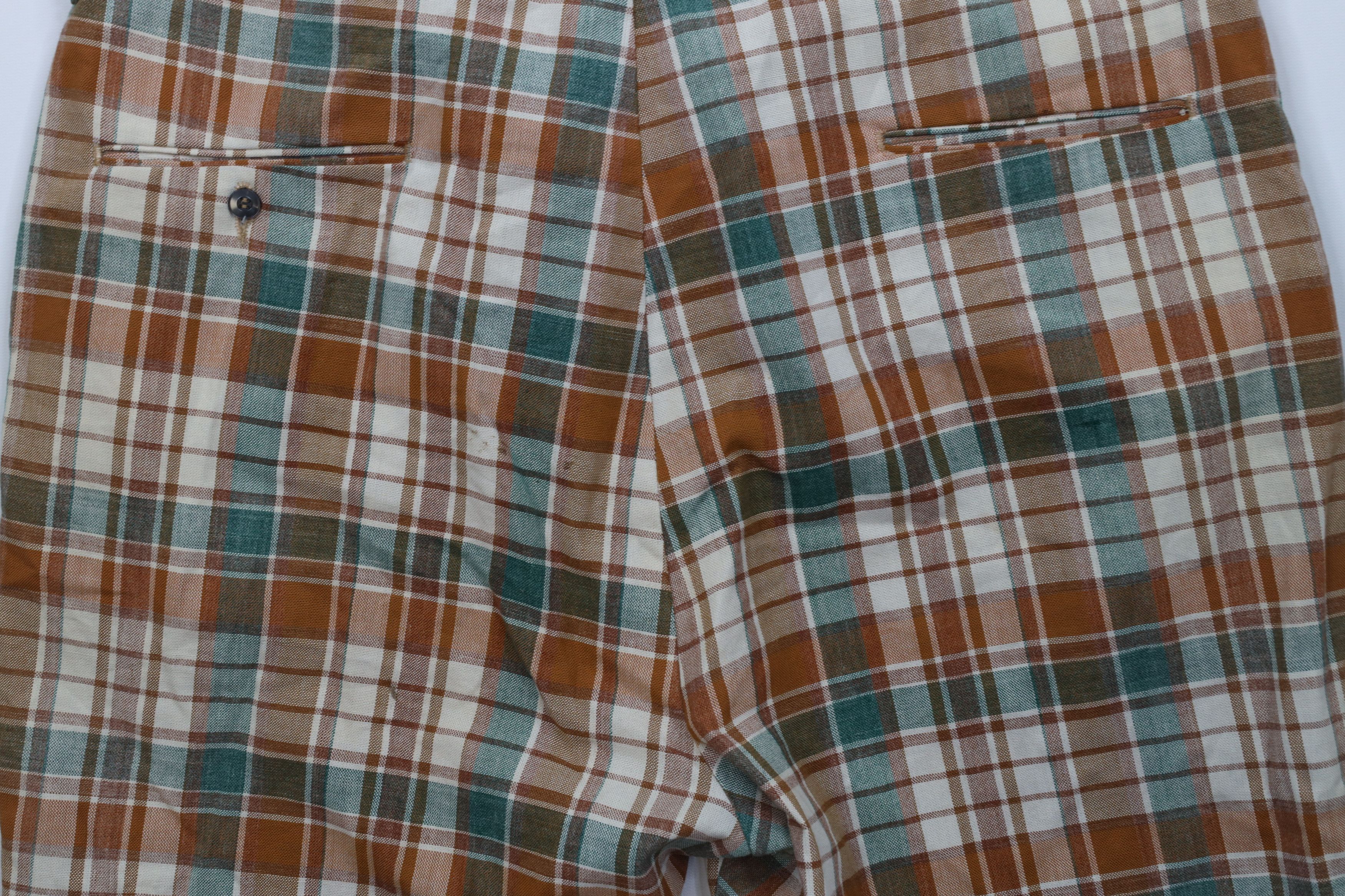 Vintage Vintage 50s 60s Streetwear Above Knee Chino Shorts Plaid USA Size US 40 / EU 56 - 14 Thumbnail