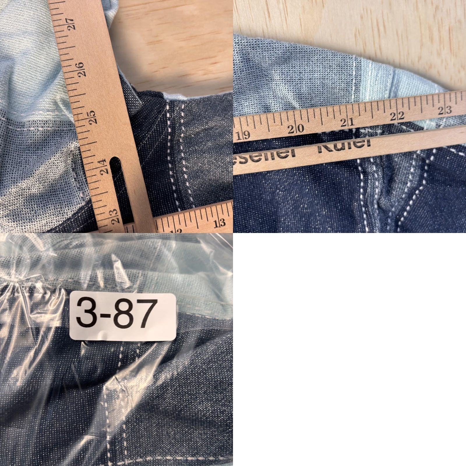 Vintage Veezo Shirt Mens 2XL Blue Plaid Short Sleeve Button Front Pockets Cotton Casual Size US XXL / EU 58 / 5 - 8 Thumbnail