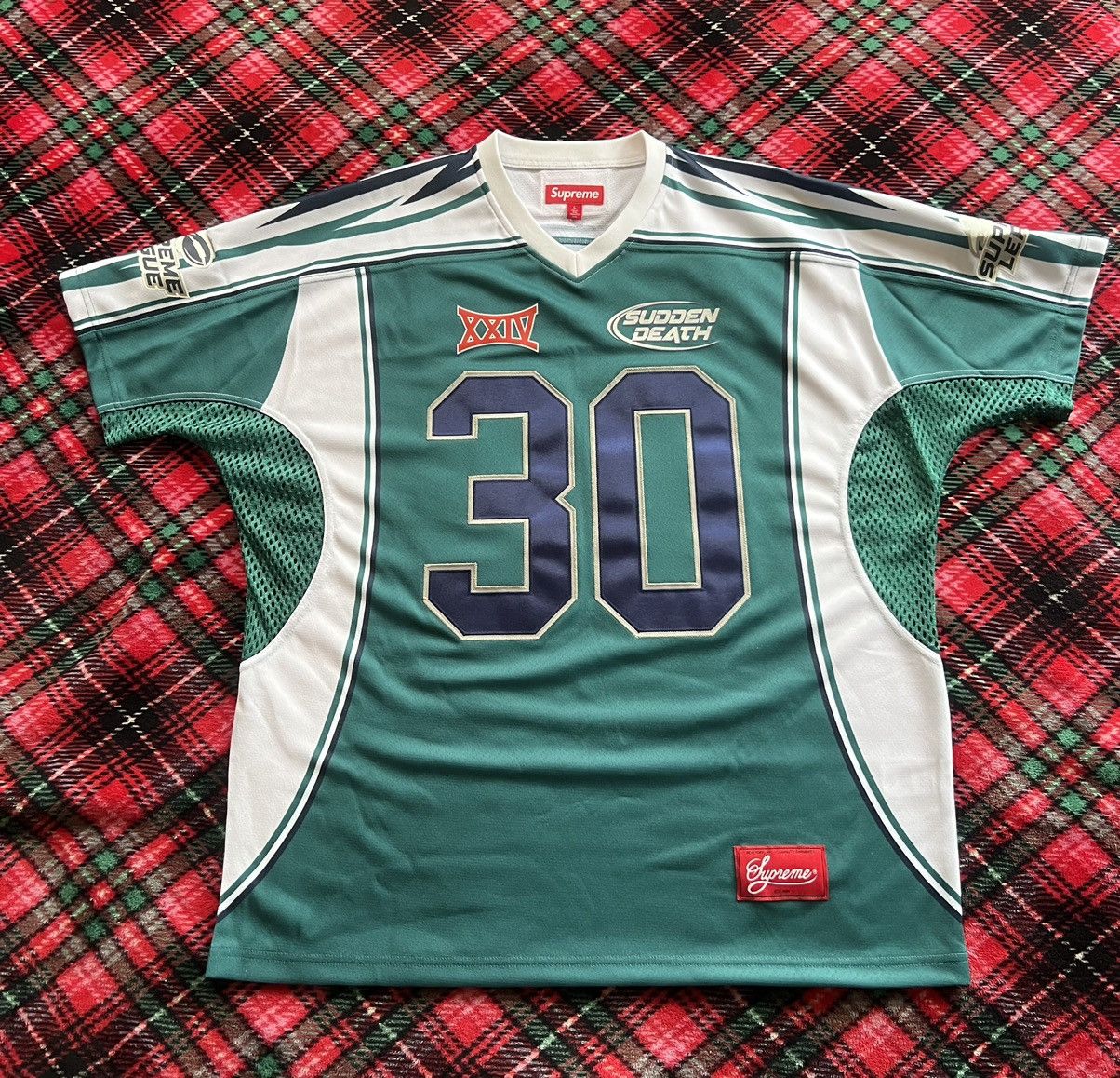 Supreme Sudden Death Football Jersey 白 2周年記念イベントが - シャツ