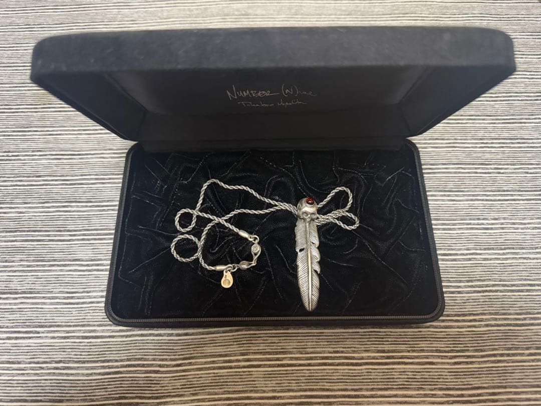 Magical Design × Number (N)ine N(N) x Magical Design Skull Feather Necklace Size ONE SIZE - 2 Thumbnail