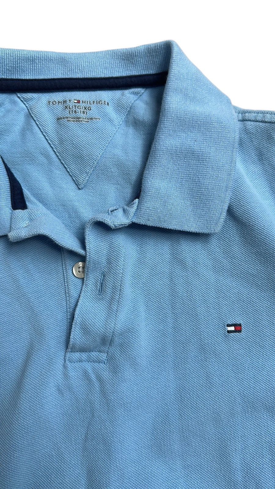 Tommy Hilfiger Tommy Hilfiger Light Blue Long Sleeve Polo Size US S / EU 44-46 / 1 - 1 Thumbnail
