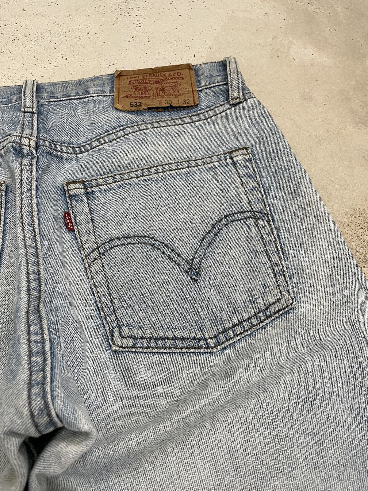 Levi's Levis 532 Vintage Distressed Denim Pants Size US 33 - 20 Thumbnail