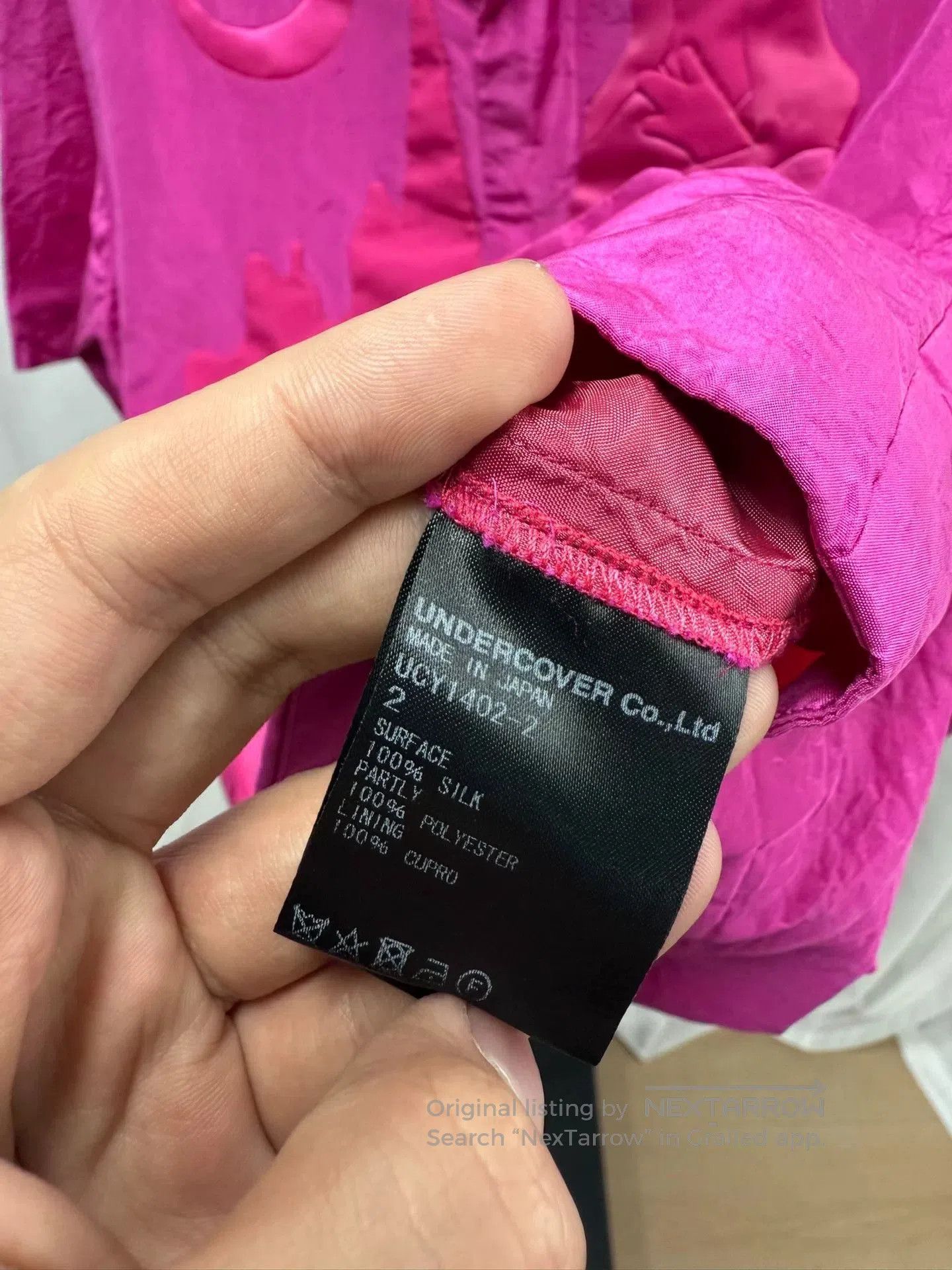 Comme des Garcons Homme Plus pink handmade vampire jacket for women. Size M / US 6-8 / IT 42-44 - 4 Thumbnail