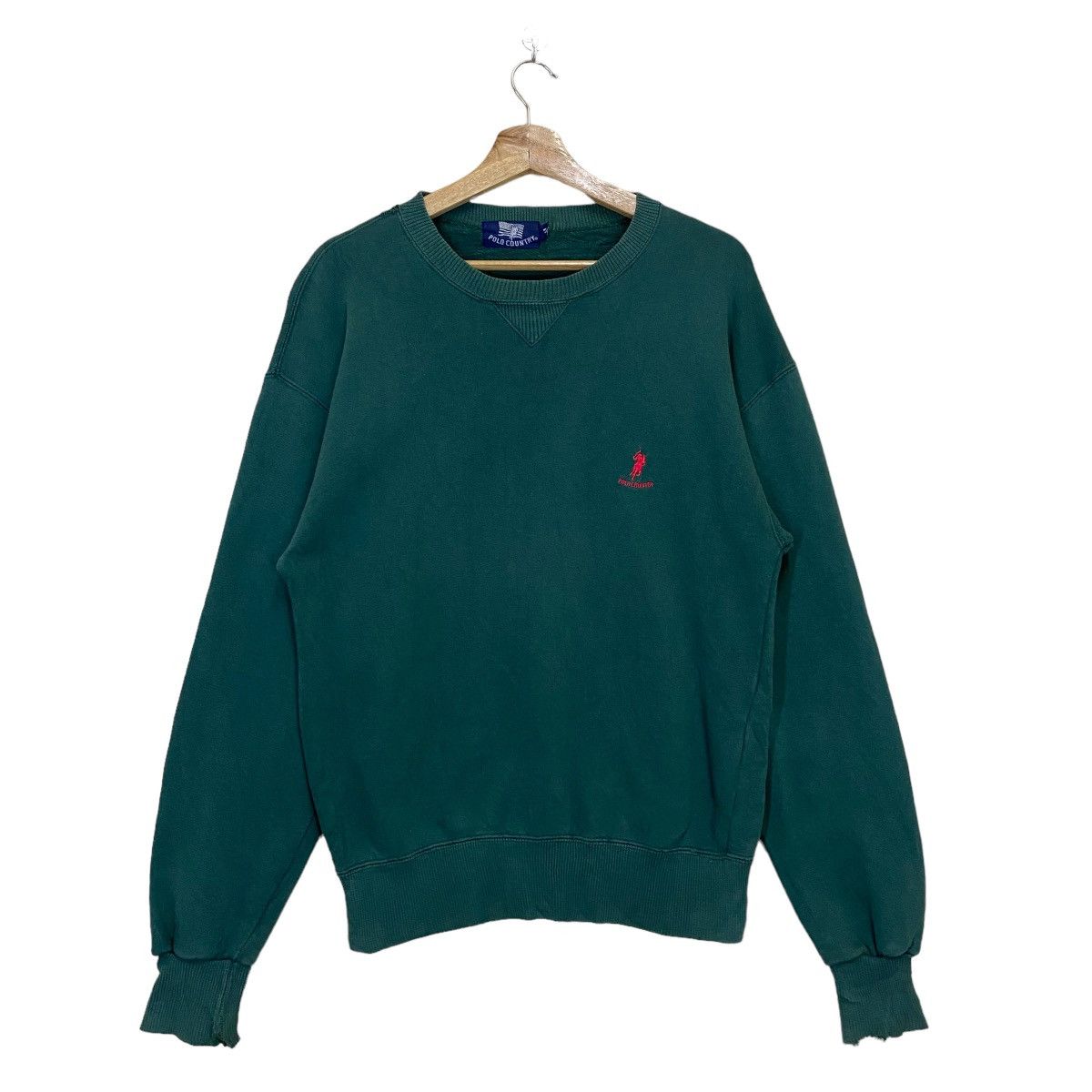 U.S. Polo Assn. Vintage 90s Polo Country Crewneck Sweatshirt Size US M / EU 48-50 / 2 - 1 Thumbnail