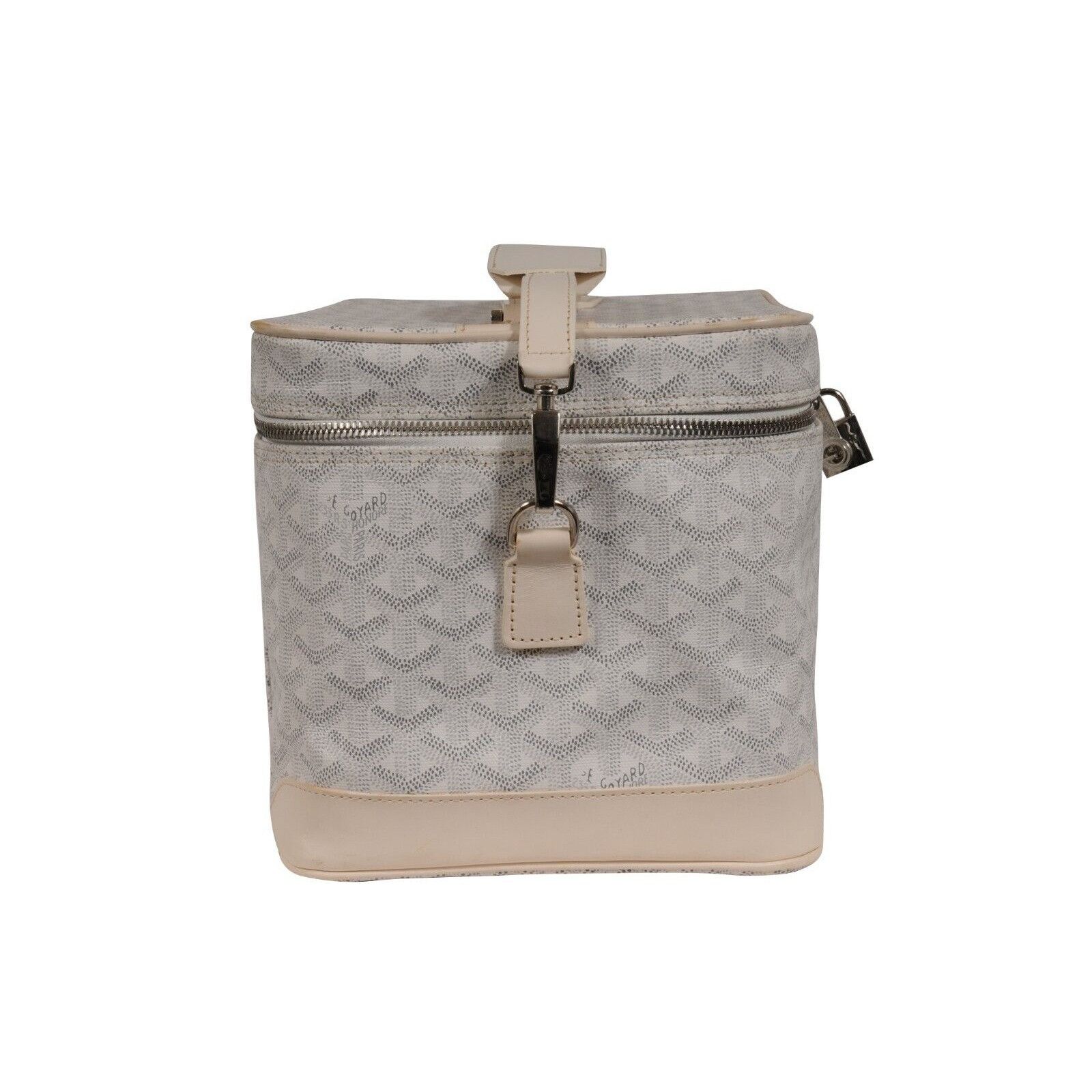 Goyard Vintage 2000's Y2k Vanity Train Case Canvas Bag - 02252 Size ONE SIZE - 8 Thumbnail