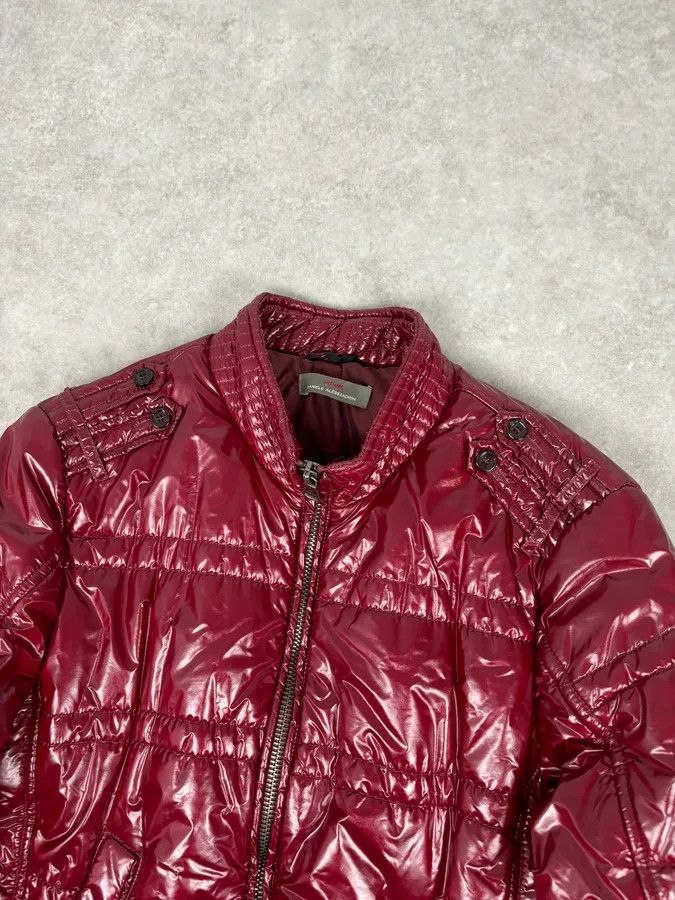 Daniele Alessandrini Daniele Alessandrini Bordeaux Nylon Quilted Jacket Size US S / EU 44-46 / 1 - 4 Thumbnail