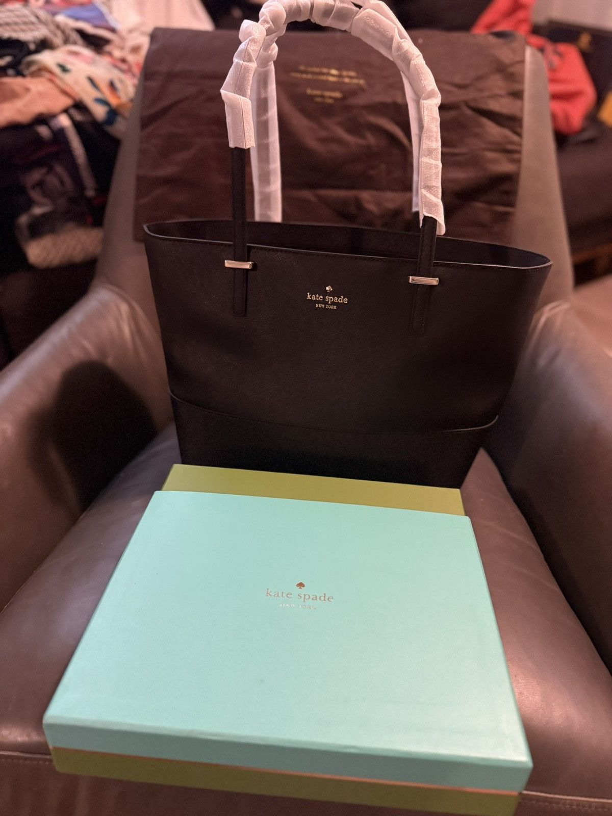 Kate Spade Kate Spade EVERPURSE Small Black Tote Bag Size ONE SIZE - 3 Thumbnail