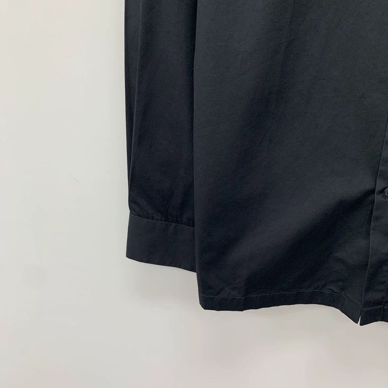 Fendi Black Logo Long Sleeve Cotton Shirt Size US M / EU 48-50 / 2 - 4 Thumbnail