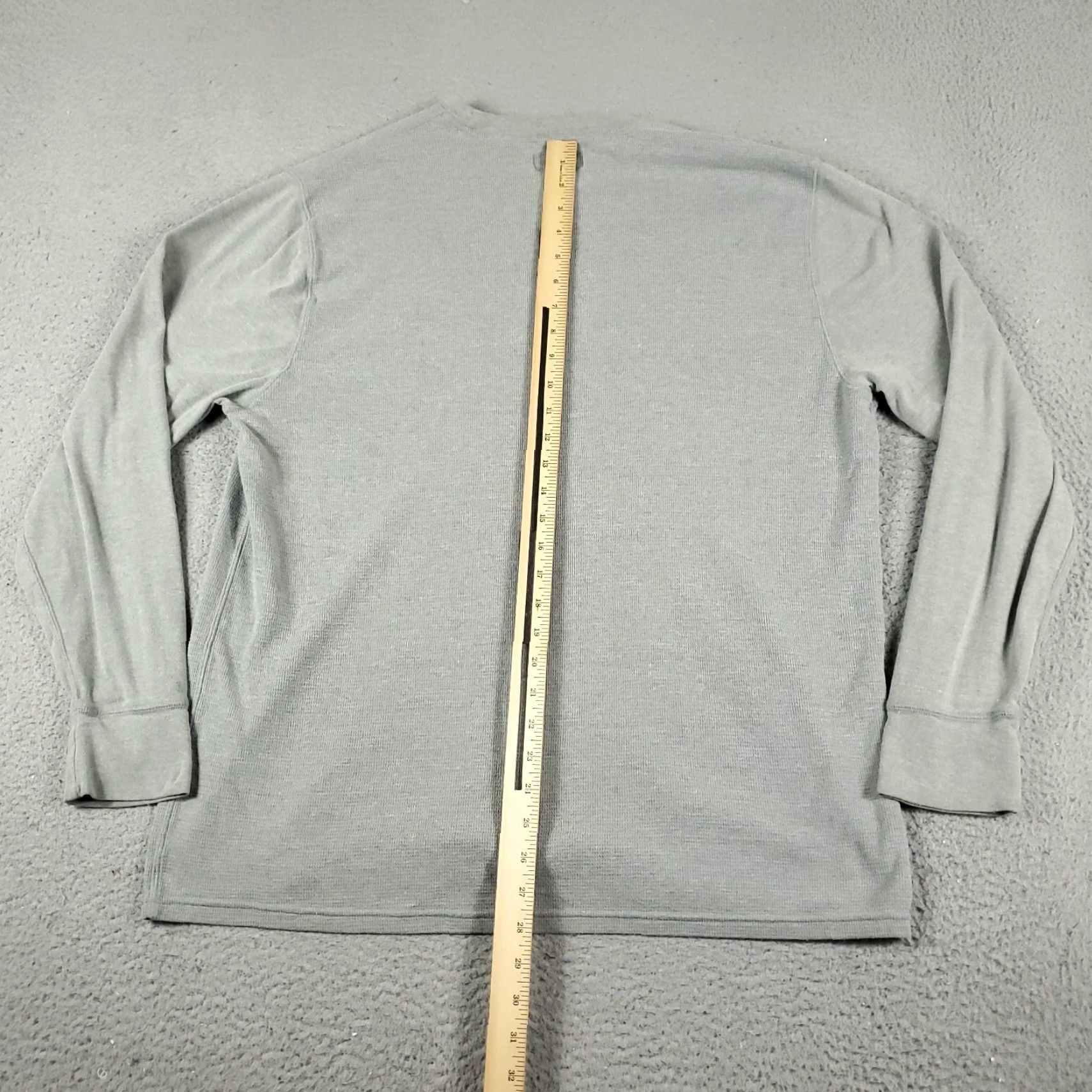 Ralph Lauren Ralph Lauren T Shirt Mens 2XL Gray Thermal Pony Waffle Knit Long Sleeve Size US XXL / EU 58 / 5 - 6 Thumbnail
