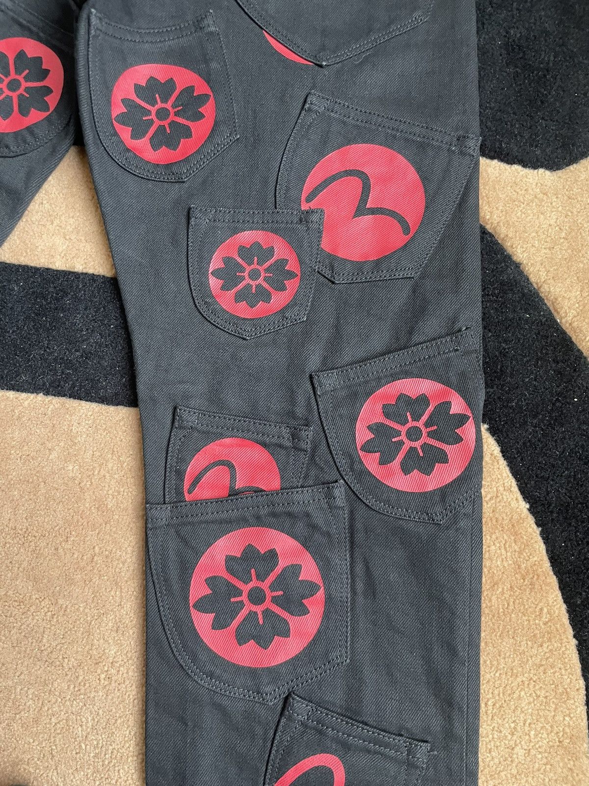 Evisu Evisu multi-pocket daicock black denim jeans,size:32x34 Size US 32 / EU 48 - 8 Thumbnail