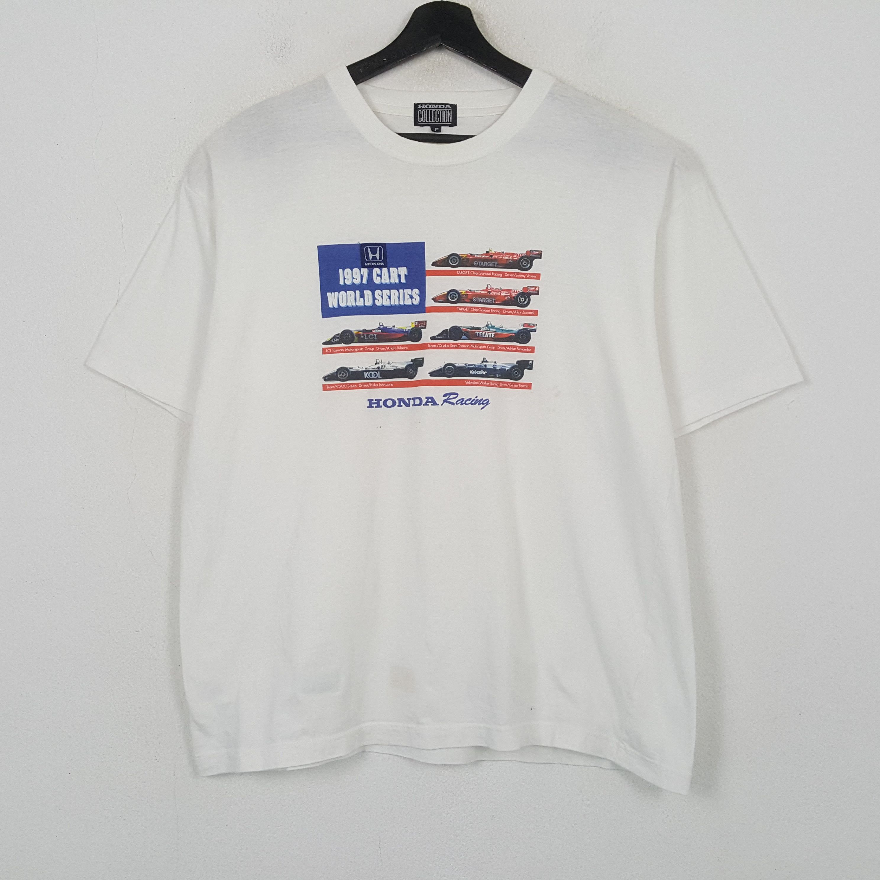 Honda Honda Racing 1997 Cart World Series Tshirt RR30 Size US L / EU 52-54 / 3 - 1 Thumbnail