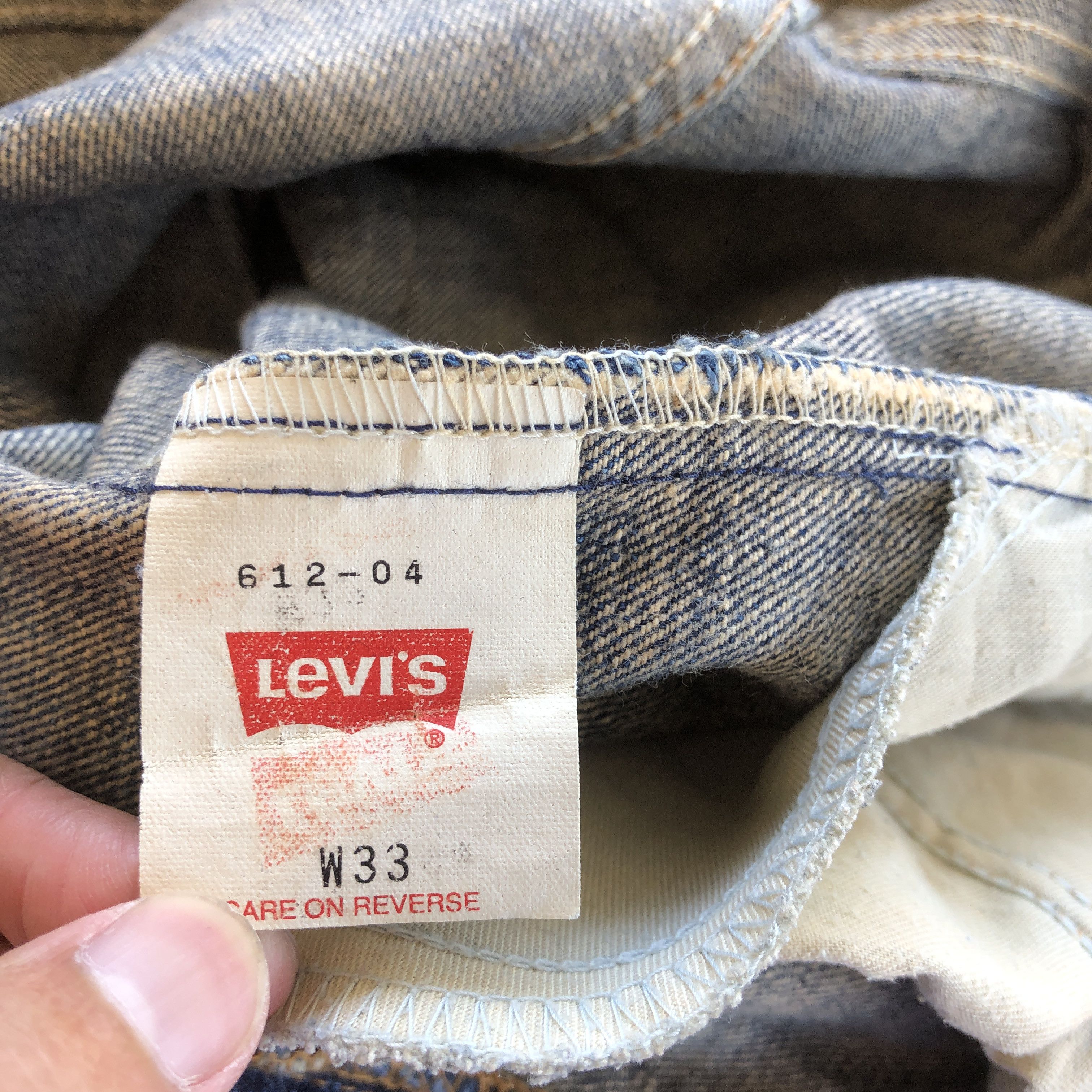Levi's Vintage Levis 612 Jeans Stonewash Levi's Orange Tab Denim Size US 30 / EU 46 - 6 Thumbnail