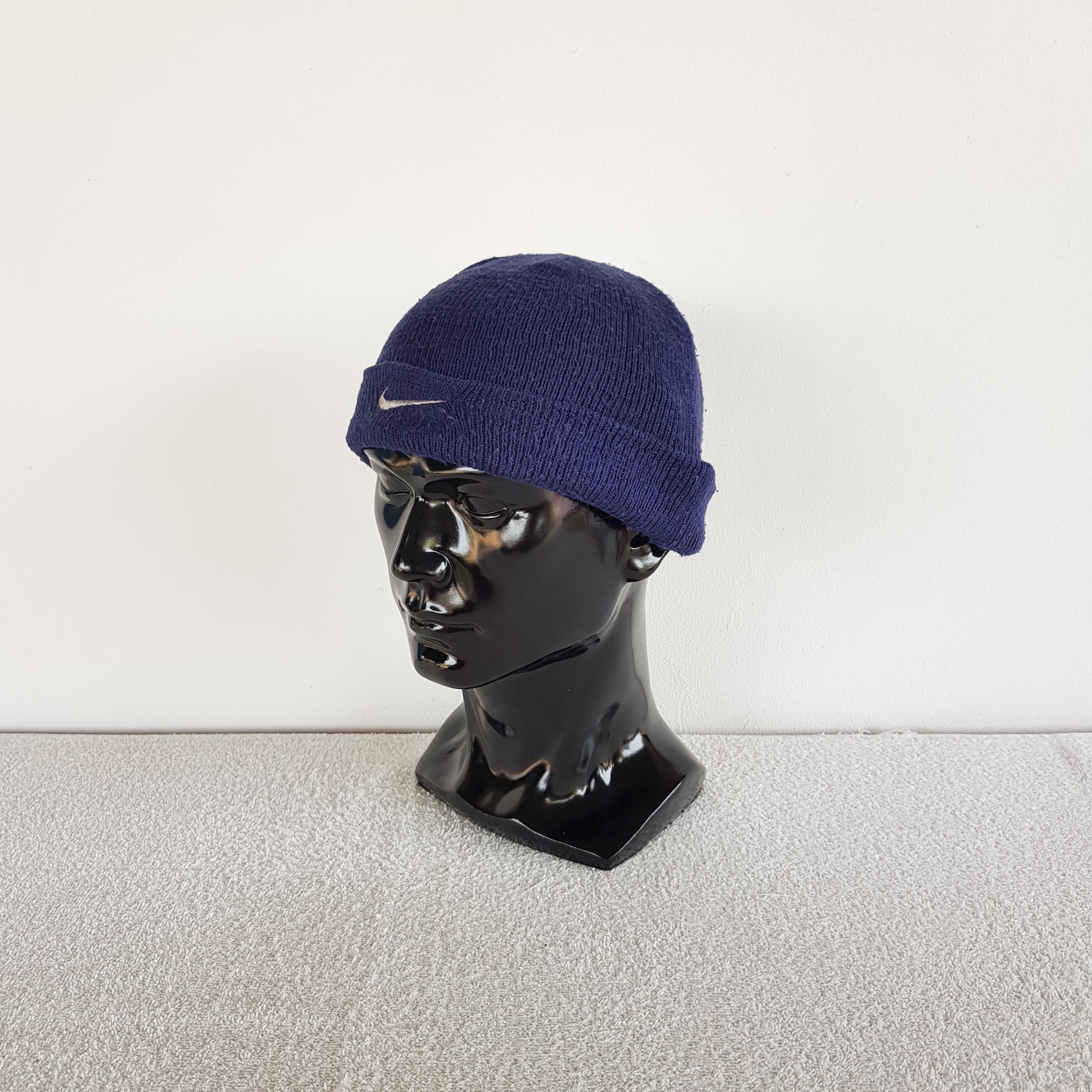 Nike × Vintage Vintage Nike Beanie Y2K Nike Swoosh Snow Caps Hats Size ONE SIZE - 2 Thumbnail