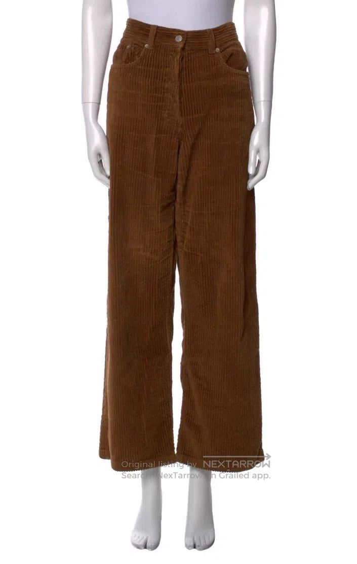 Dries Van Noten Dries Van Noten Brown Corduroy Wide-leg Pants Size 28" / US 6 / IT 42 - 9 Thumbnail