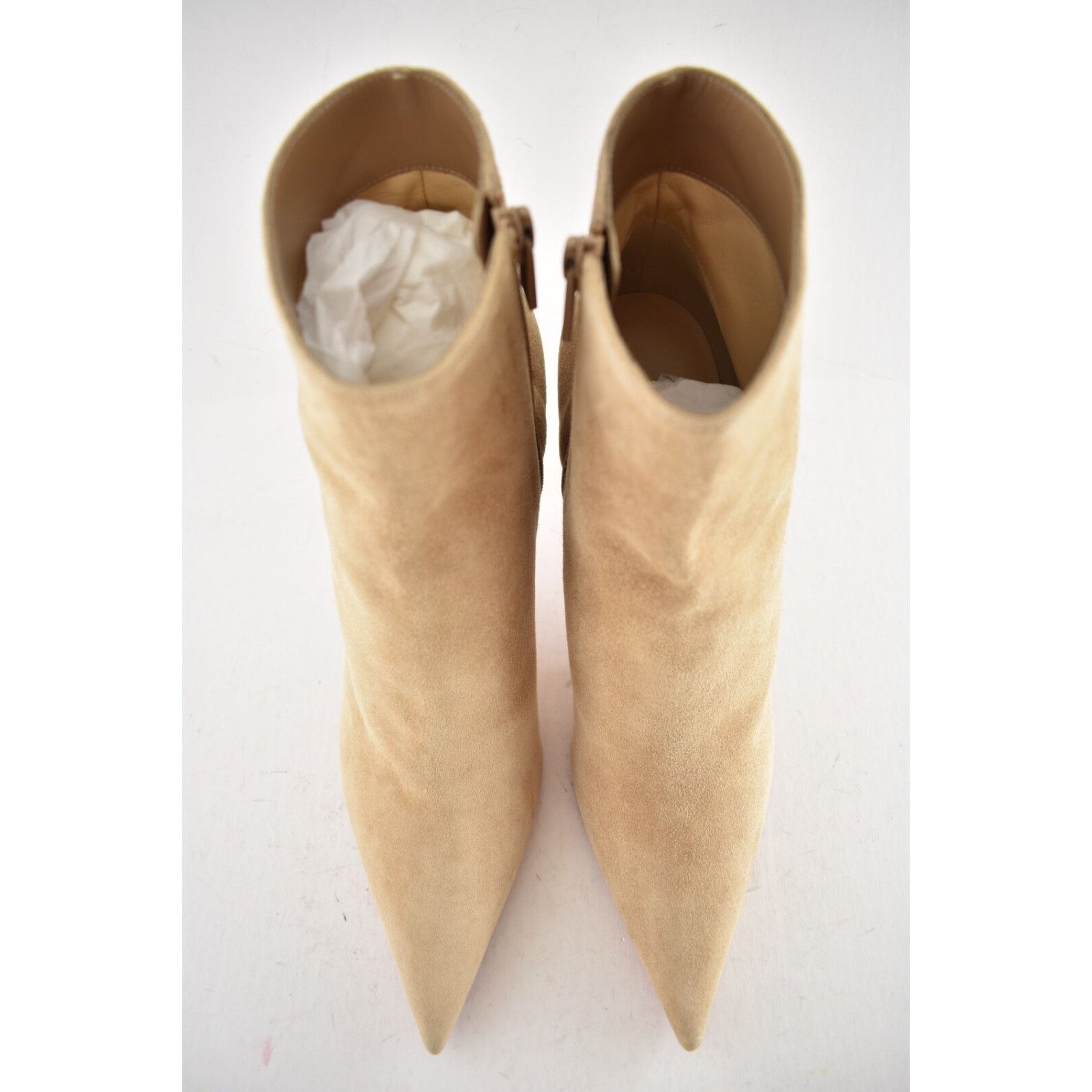 Christian Louboutin Christian Louboutin So Apostropha Booty 80 Beige Suede Size US 8.5 / IT 38.5 - 8 Thumbnail