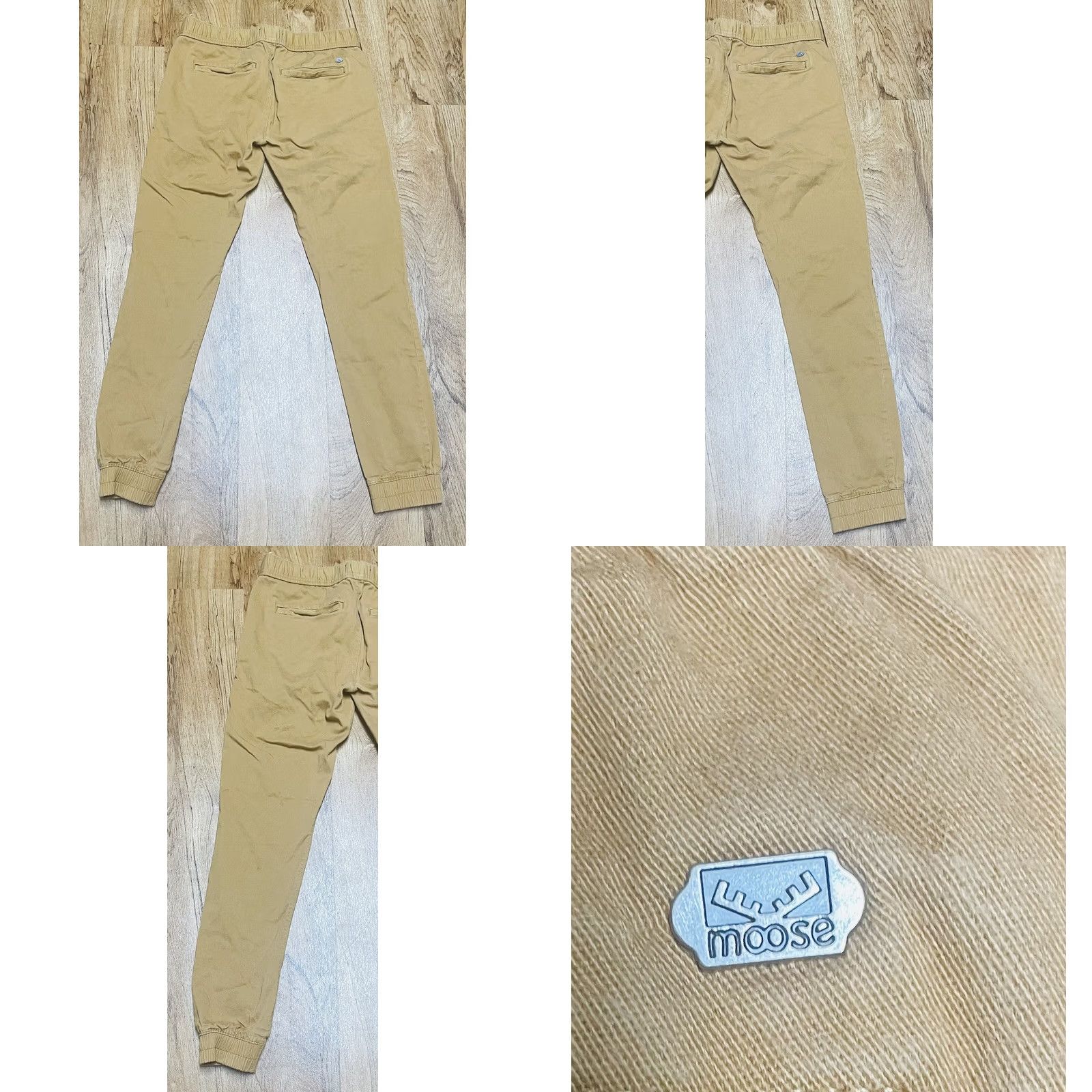 Vintage Moose Women’s Brown Cotton Jogger Trousers Size 28 Drawstring Pants Pull Up Casual Everyday 90s Womens Size 28" / US 6 / IT 42 - 8 Thumbnail
