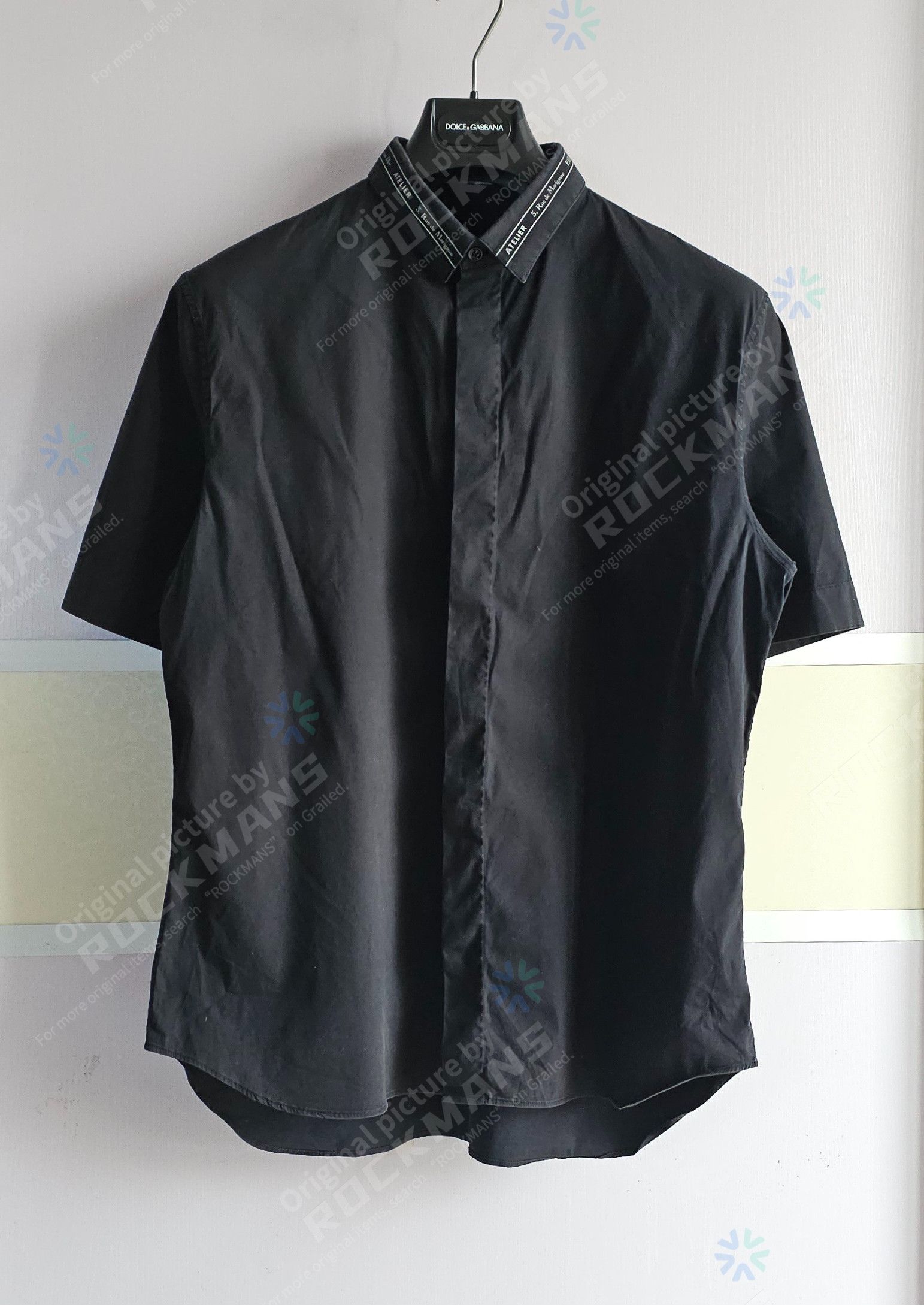 Dior Dior Men's Black Short-Sleeve Shirt Size 43 Size US XL / EU 56 / 4 - 1 Thumbnail