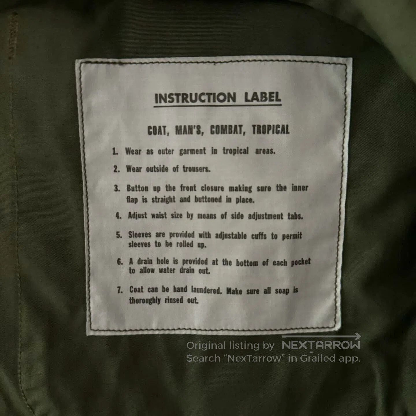 The Real McCoy's The Real Mccoys Vietnam Jungle Jacket. Size US L / EU 52-54 / 3 - 8 Thumbnail