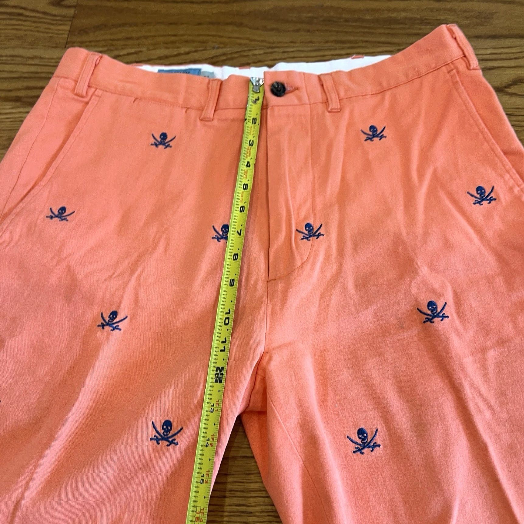 Vintage VINTAGE Castaway Nantucket Island Men's Chino Shorts 34 Coral Beach Travel Casual Summer Size US 34 / EU 50 - 4 Thumbnail