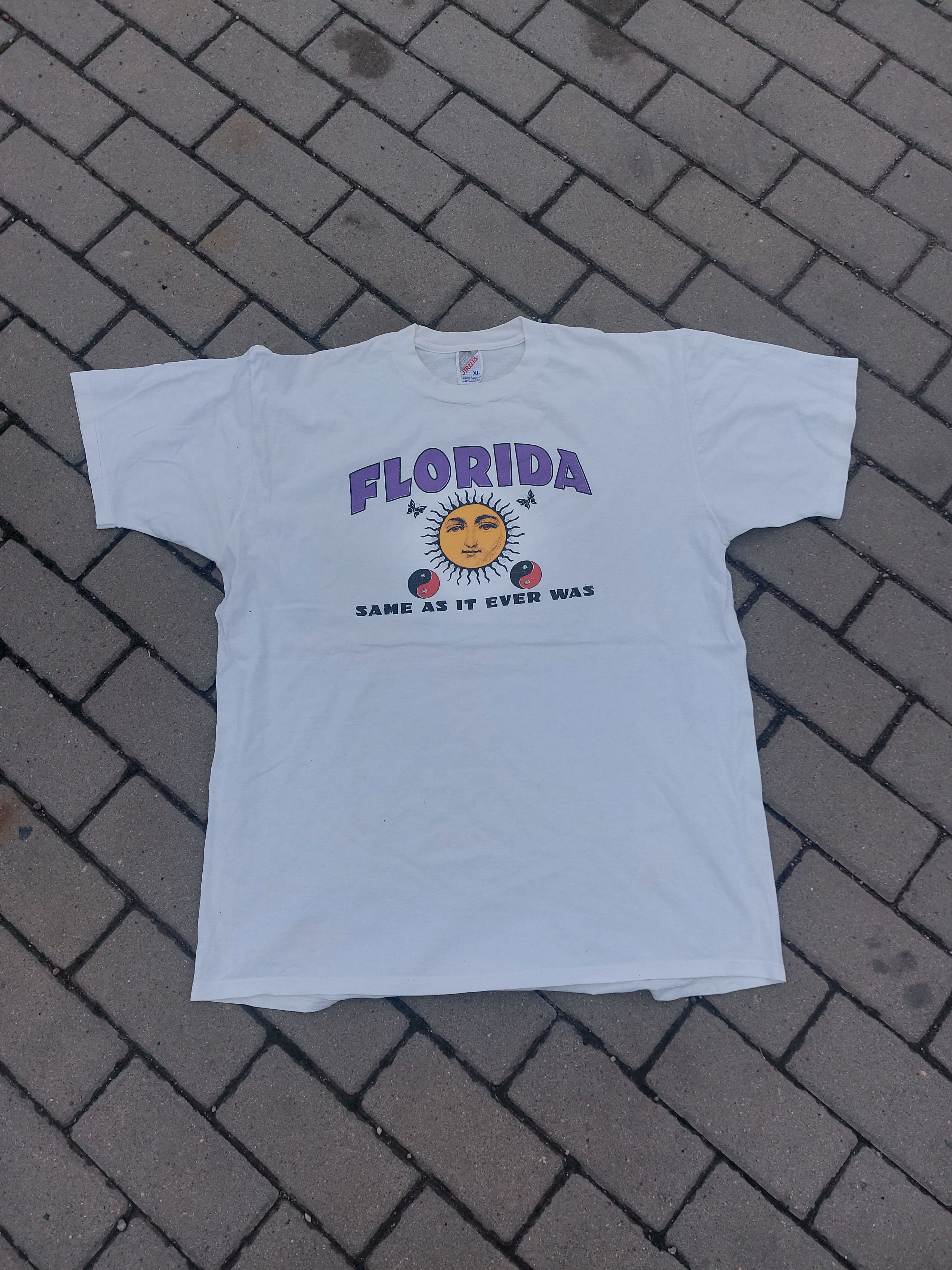 Jerzees × Vintage florida same as it ever was vintage 90s tshirt Size US XL / EU 56 / 4 - 1 Thumbnail