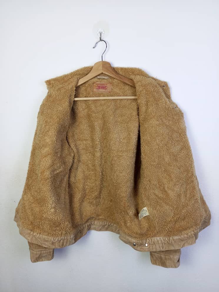 Designer × Levi's Vintage Clothing × Vintage Levi’s Sherpa Trucker Jacket Vintage 90s Corduroy Size US L / EU 52-54 / 3 - 9 Thumbnail