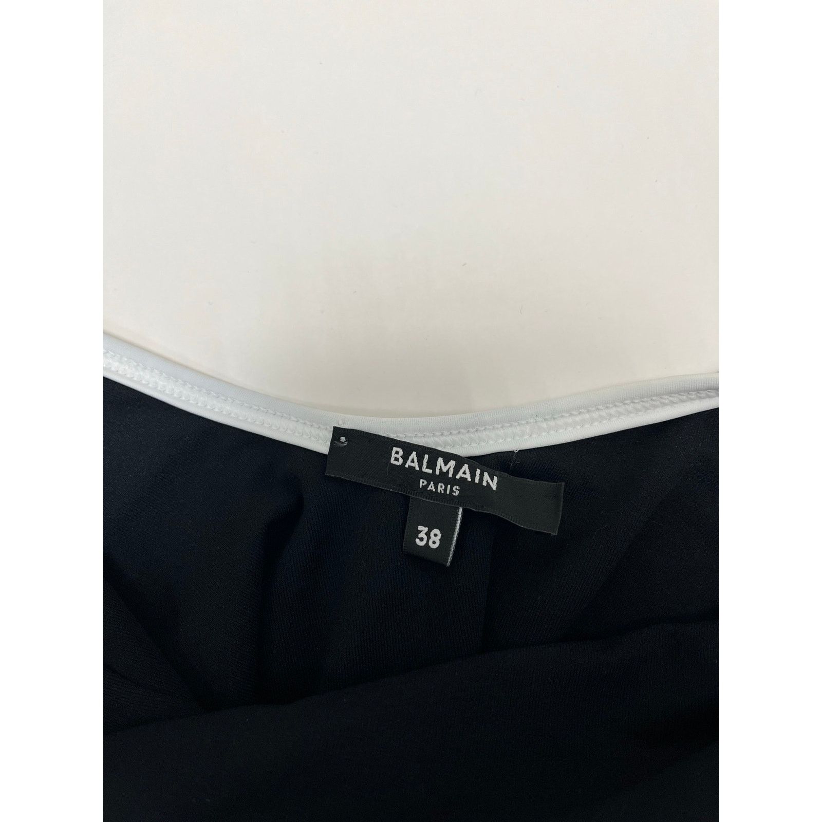 Balmain Balmain Paris Black Logo One Piece Swimsuit Size ONE SIZE - 3 Thumbnail