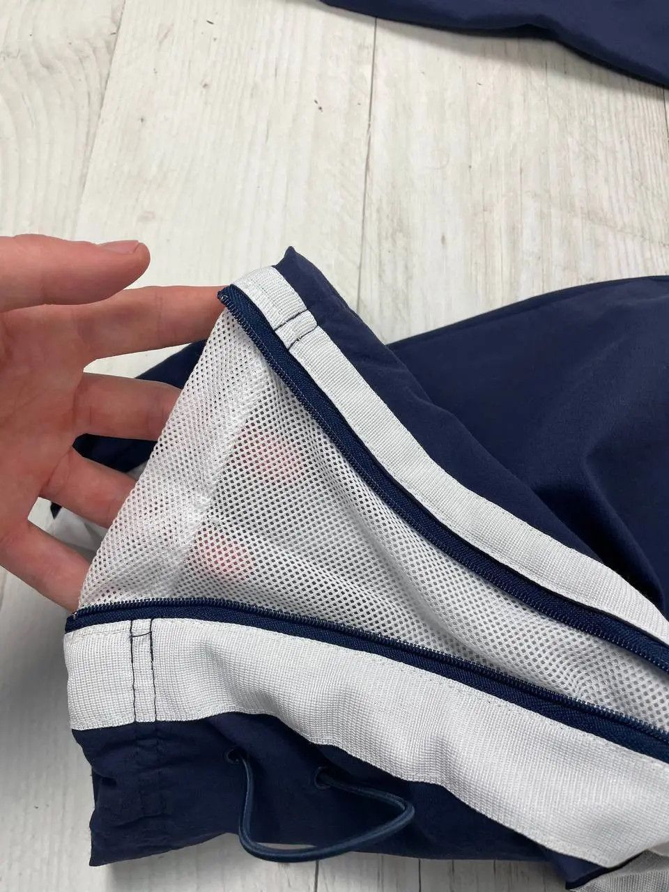 Nike Vintage Nike Track Pants 00s Striped Swoosh Nylon Y2K Size US 32 / EU 48 - 8 Thumbnail