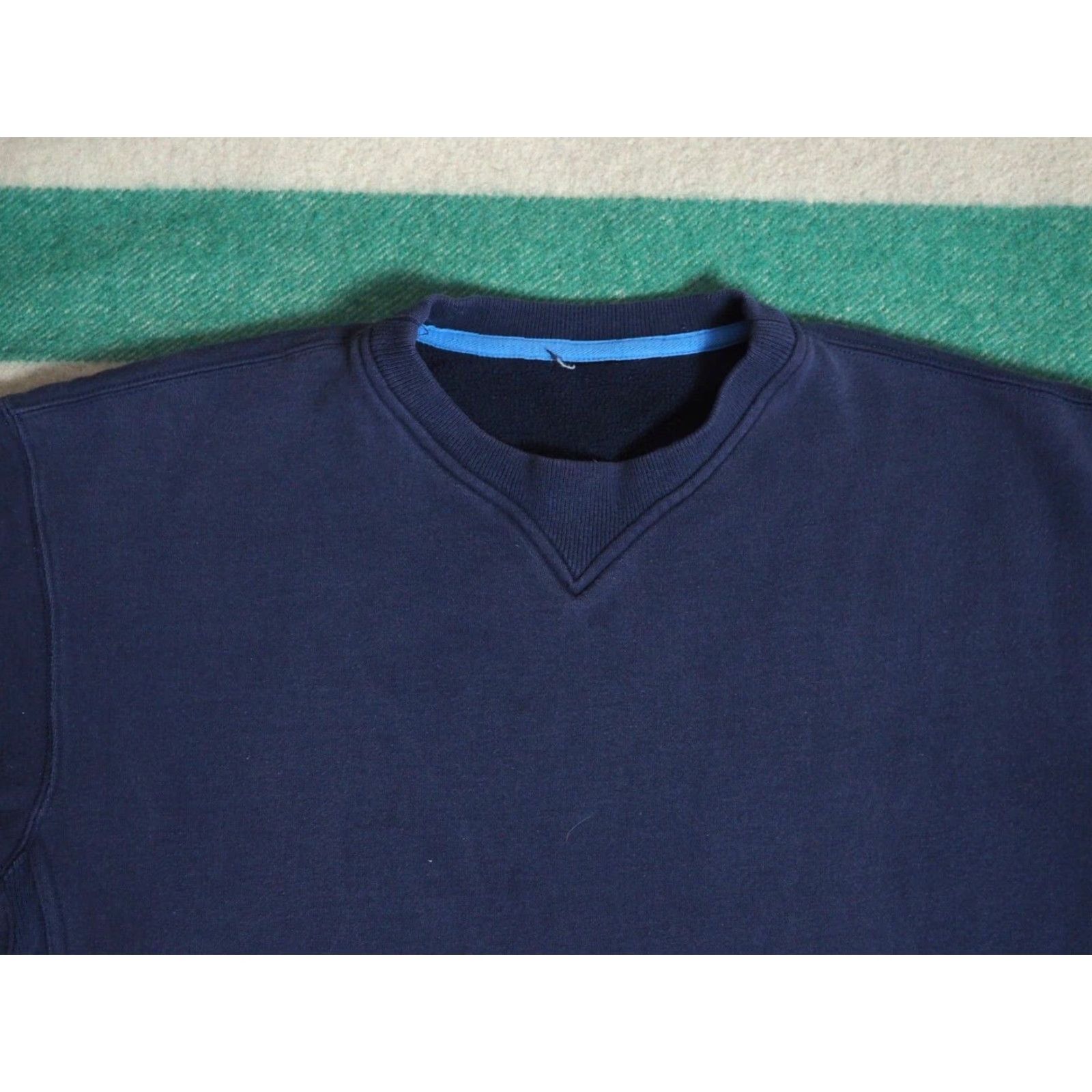 Zoo York VINTAGE Zoo York Pullover Sweatshirt XL Navy Blue Logo Faded ZOO YORK Logo Sweatshirt Men Regular Pockets 24" Pit to Pit 25.5" Length Size US XL / EU 56 / 4 - 3 Thumbnail