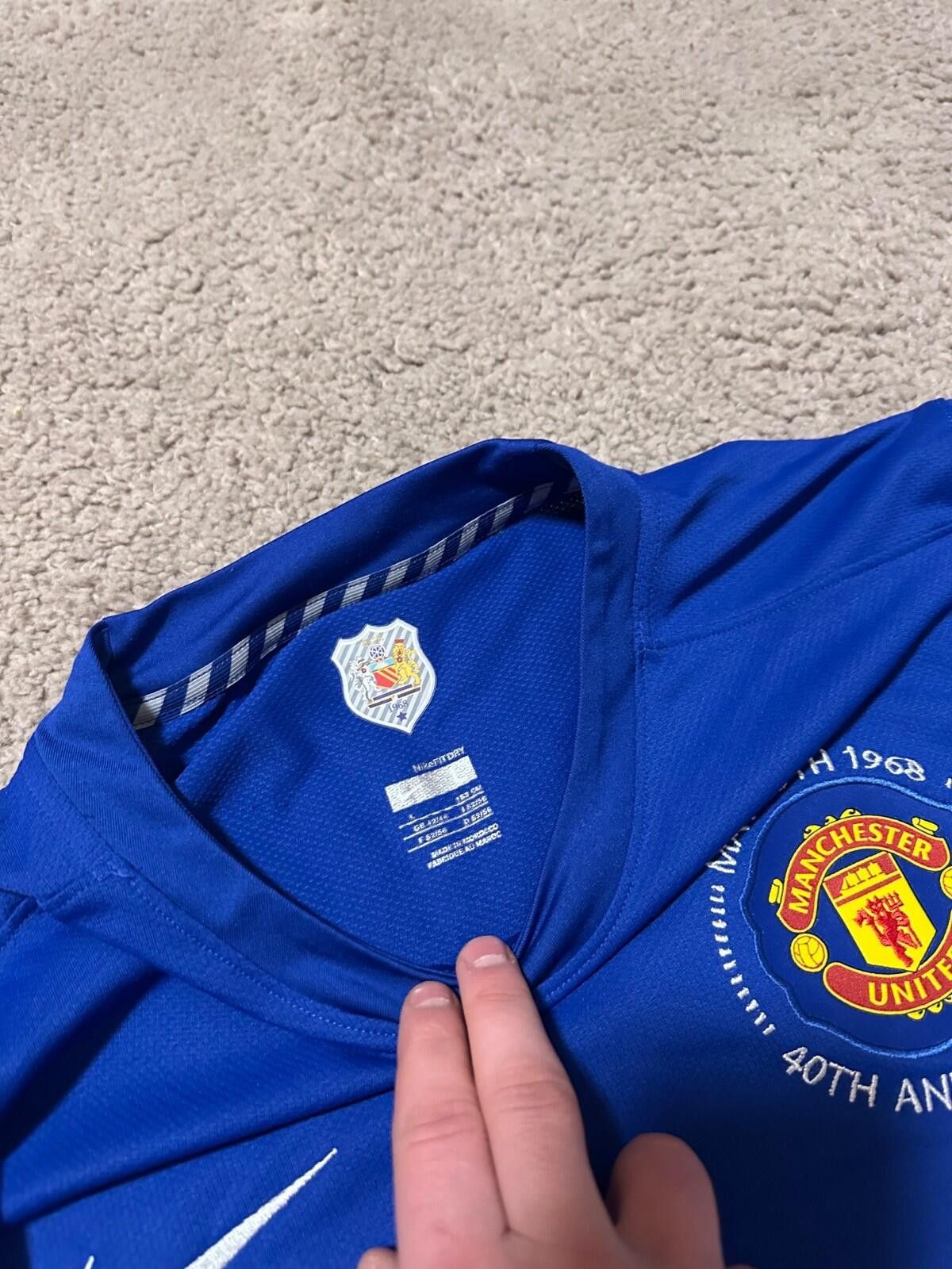 Nike 2008-09 Manchester United Third Shirt Anderson #8 Sz L Size US L / EU 52-54 / 3 - 5 Thumbnail