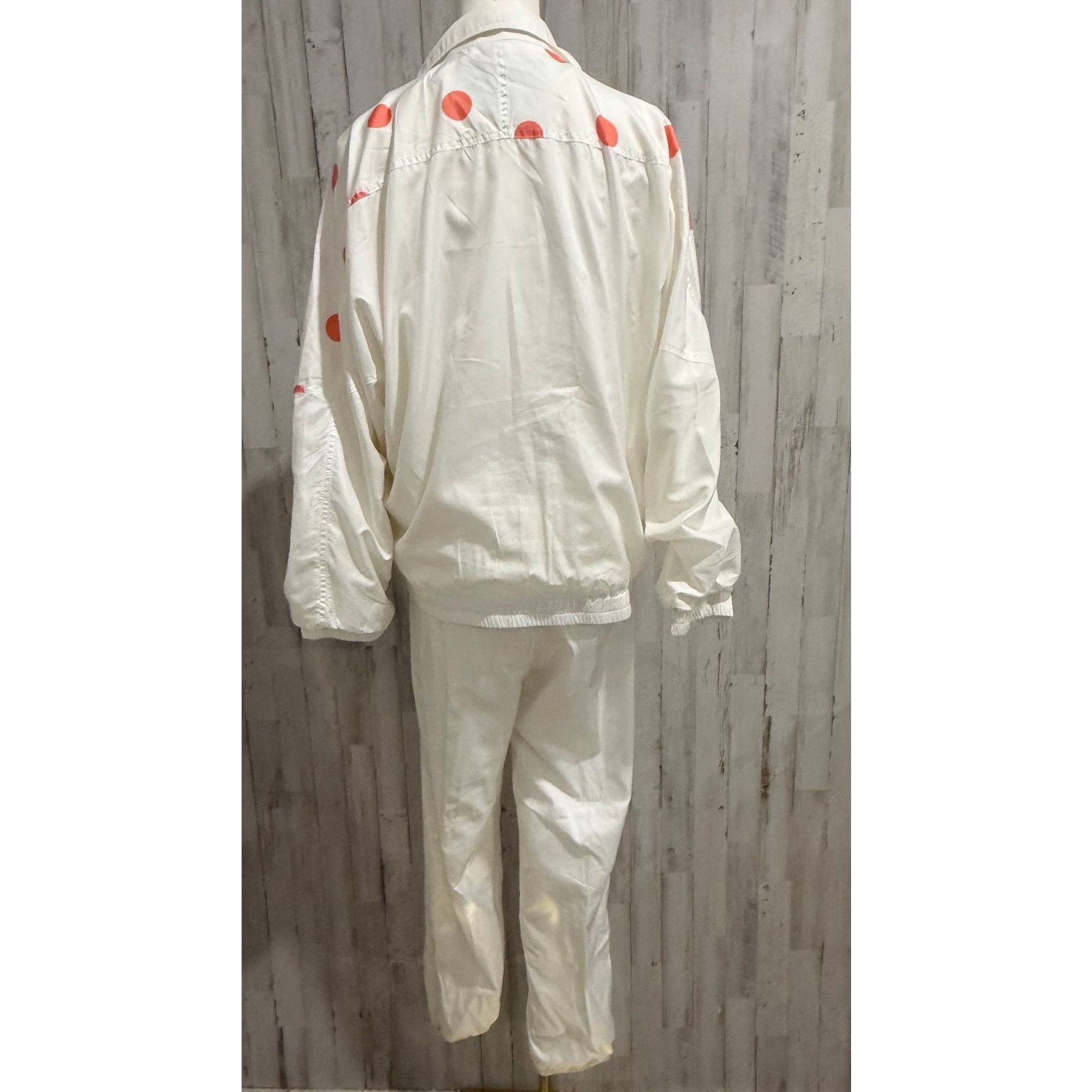 Diadora Diadora Tracksuit Set Womens Size Small White Coral Size 26" / US 2 / IT 38 - 4 Thumbnail