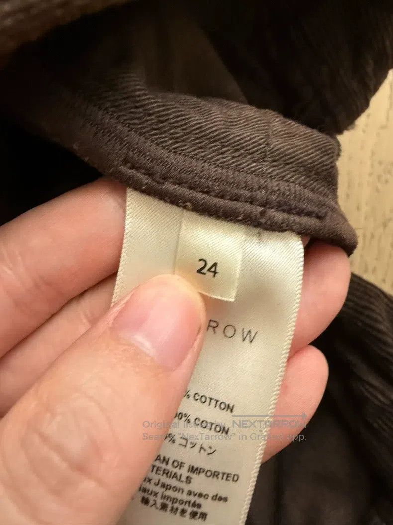 The Row The Row size24 Corduroy Straight Leg Pants Size 23" - 3 Thumbnail
