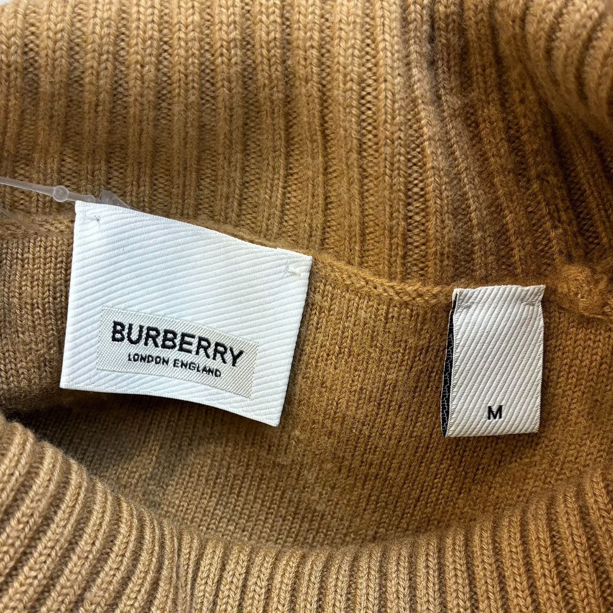 Burberry Burberry diamond patterned rib trim wool sweater Size M / US 6-8 / IT 42-44 - 4 Thumbnail