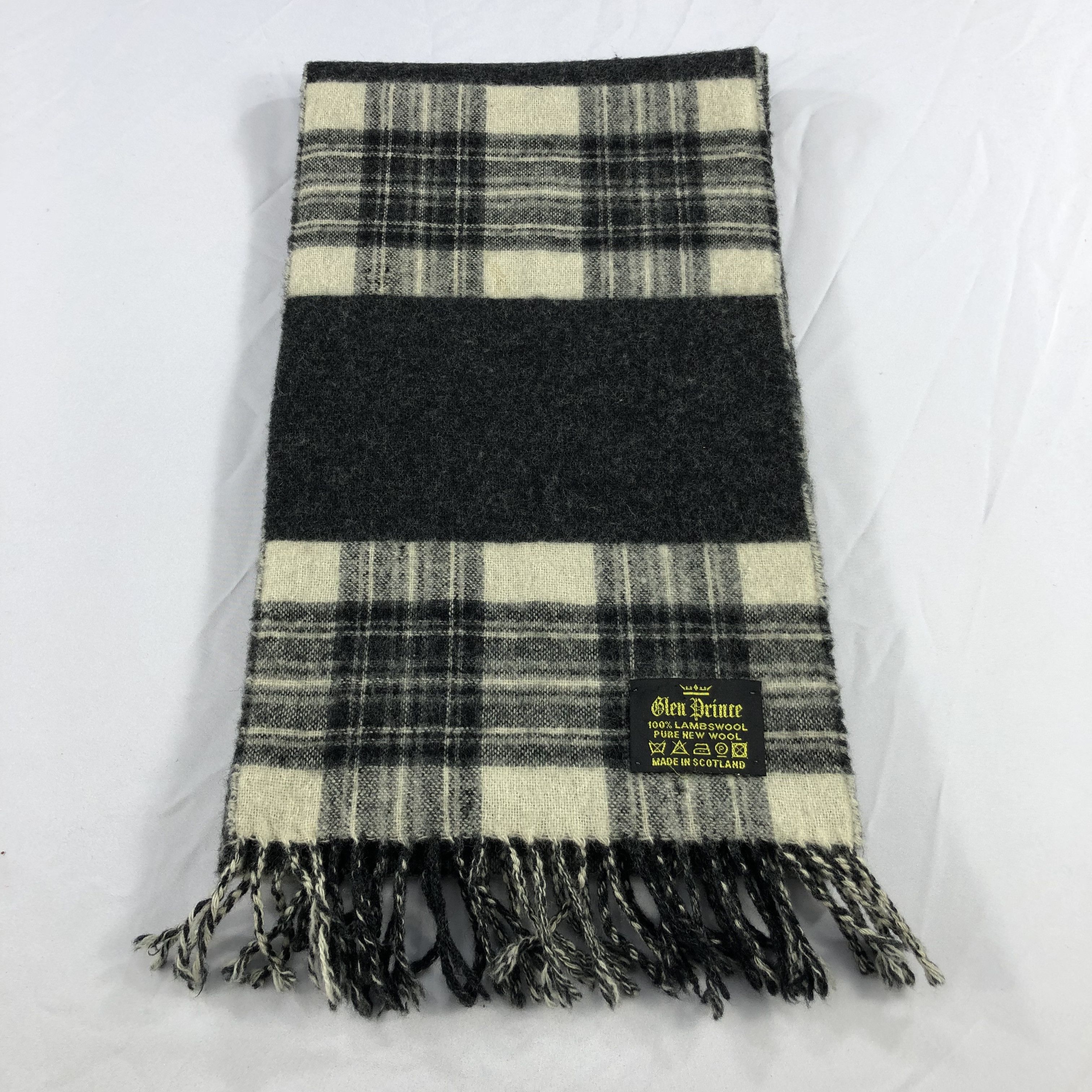 Vintage Glen Prince Tartan Wool Scarf Muffler V912 Size ONE SIZE - 2 Thumbnail