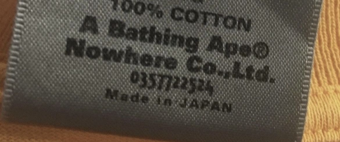 Bape Bape tee shirt Size US M / EU 48-50 / 2 - 4 Thumbnail