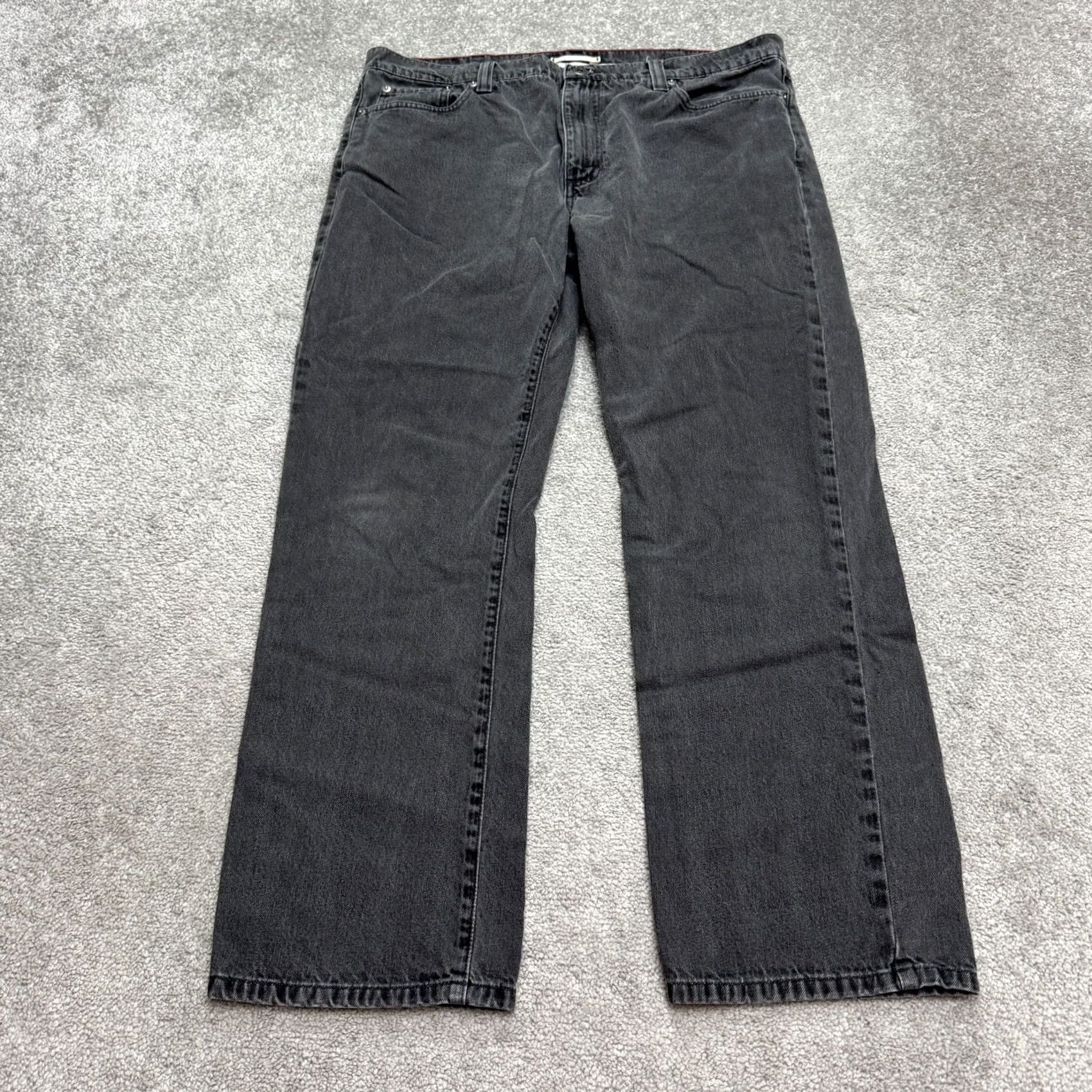 Vintage L.L. Bean Jeans Mens 38x30 Straight Denim 100% Cotton Black Classic Fit Size US 38 / EU 54 - 2 Thumbnail
