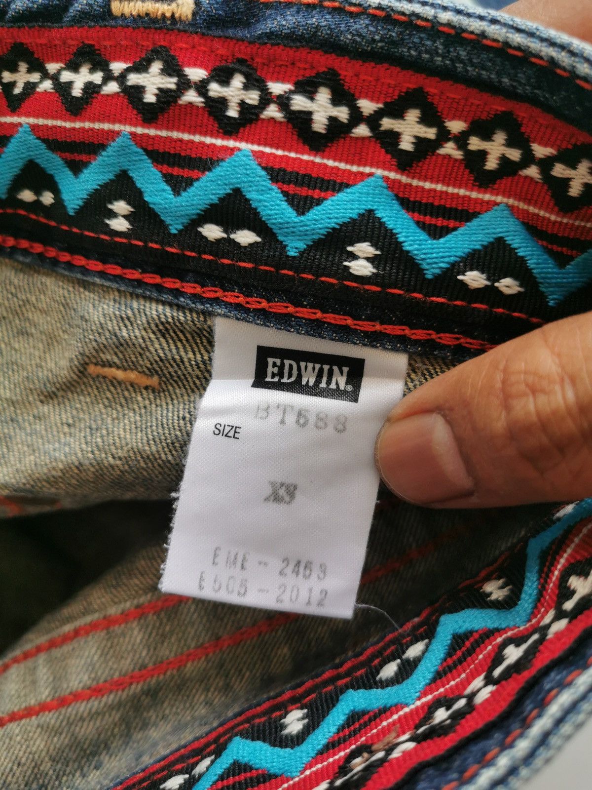 Edwin Edwin Bootcut Bush Denim Jeans Size 28" / US 6 / IT 42 - 9 Thumbnail